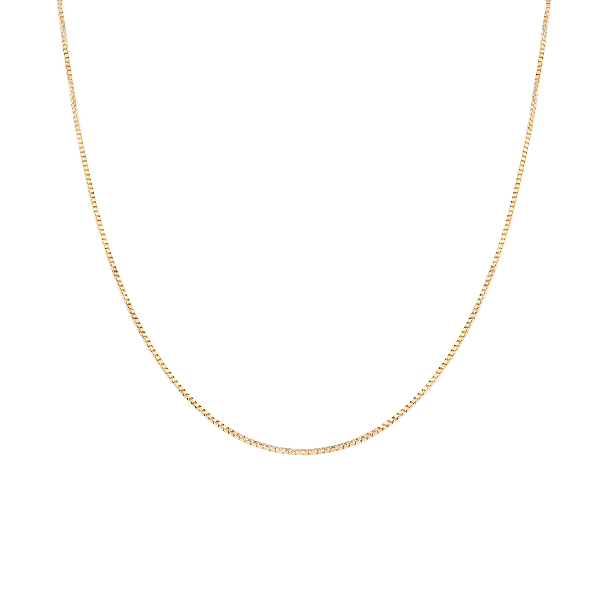 Veneziakedja 43cm 18K guld