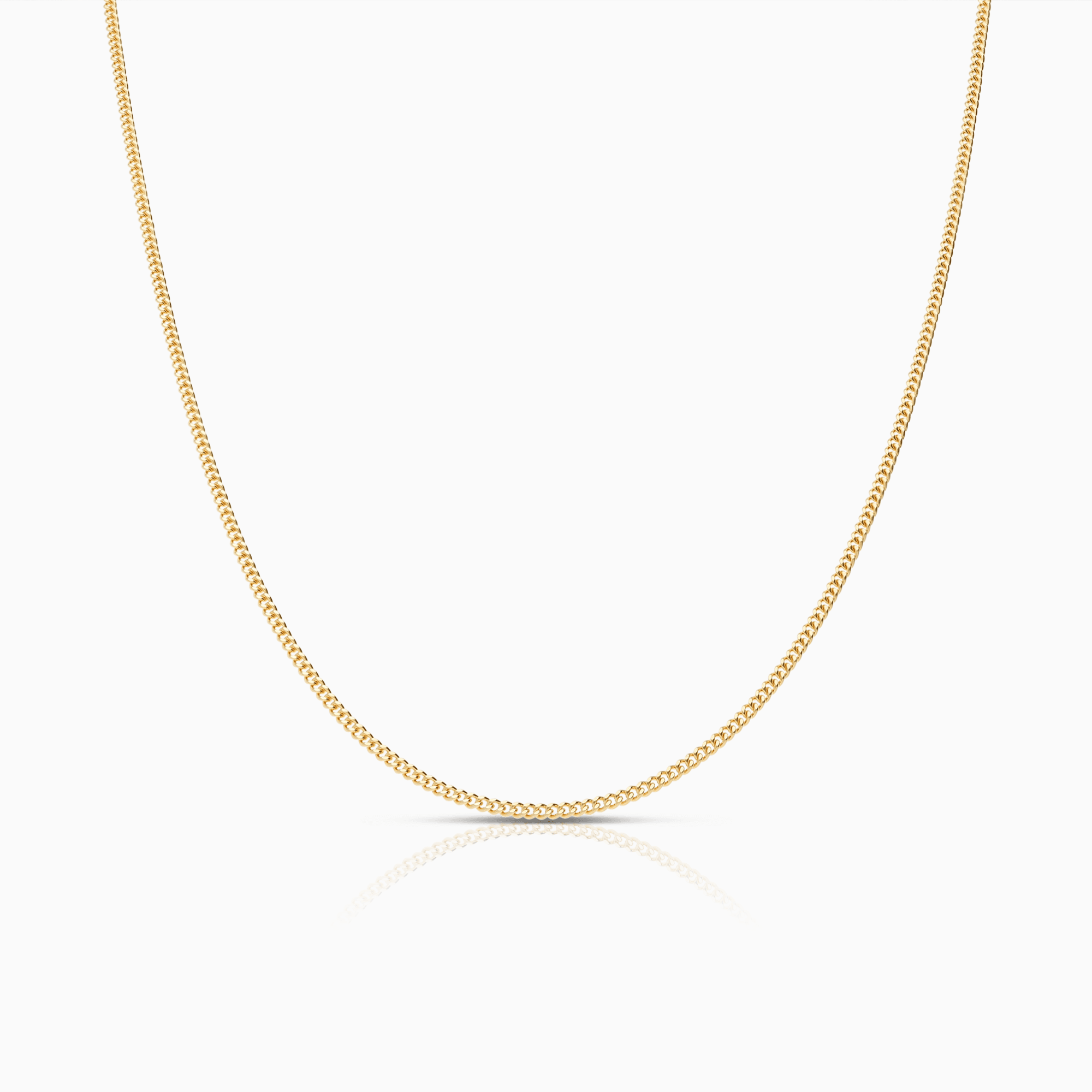 Pansarlänk 52cm 18K guld