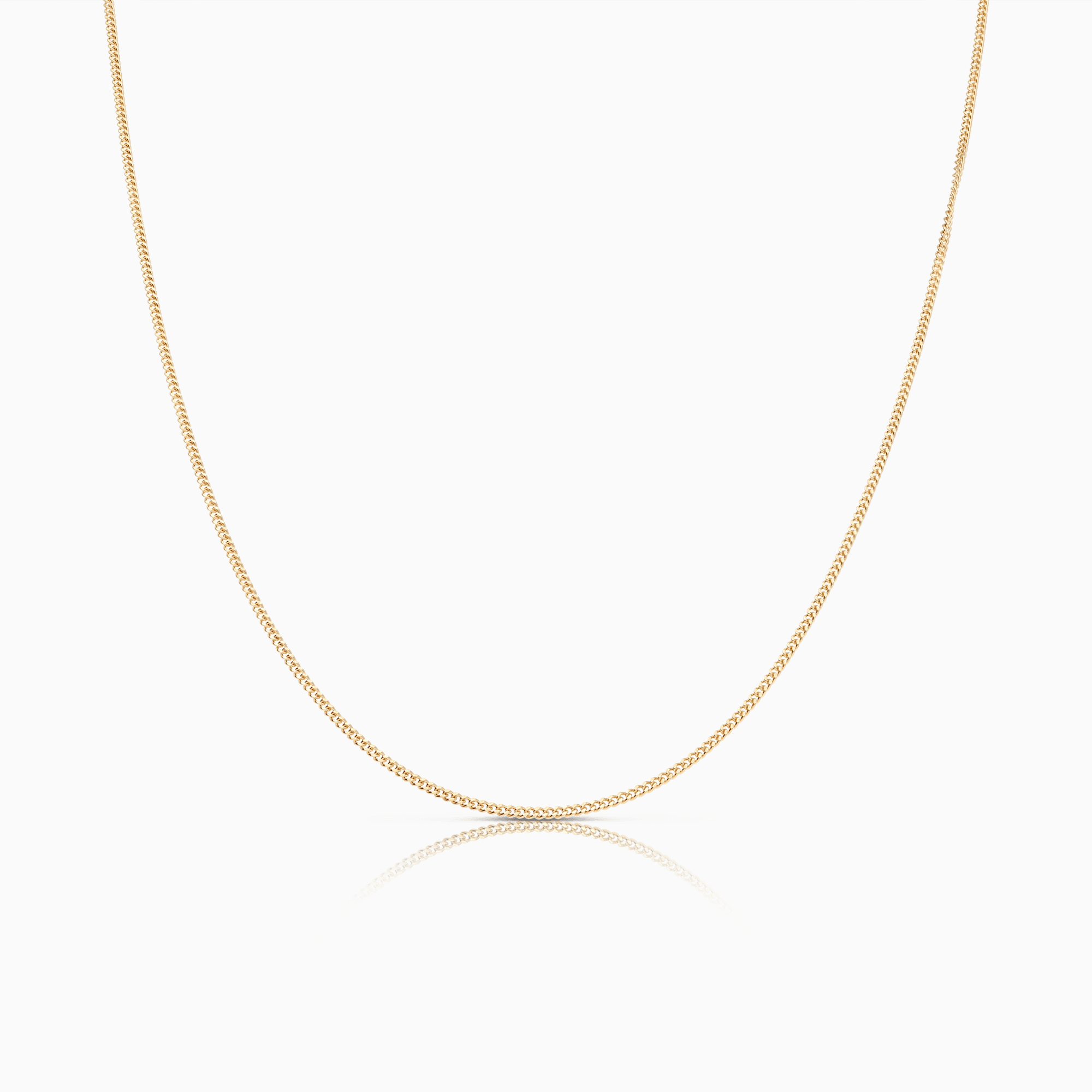 Pansarlänk 45,5cm 18K guld