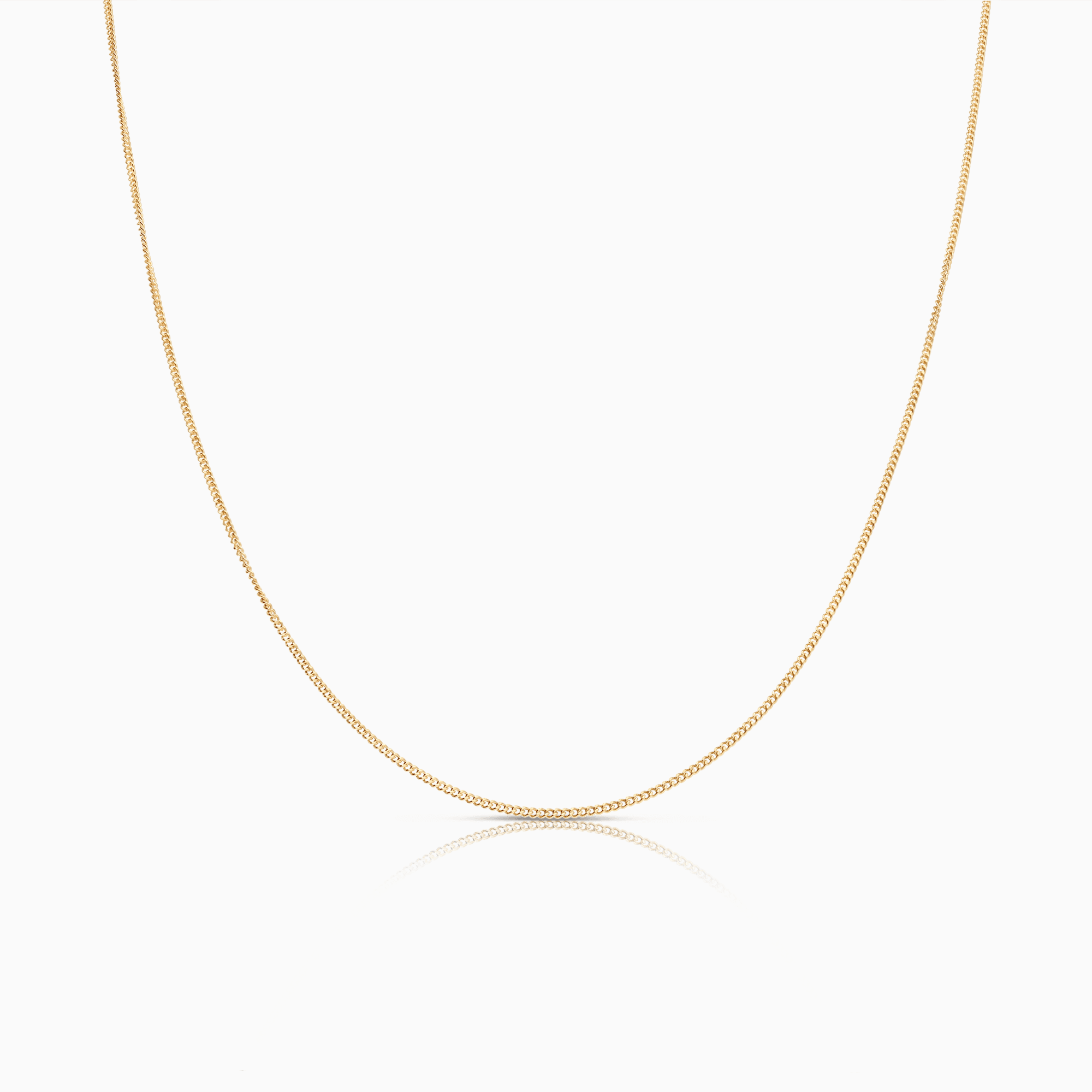 Curb chain 42cm 18K gold