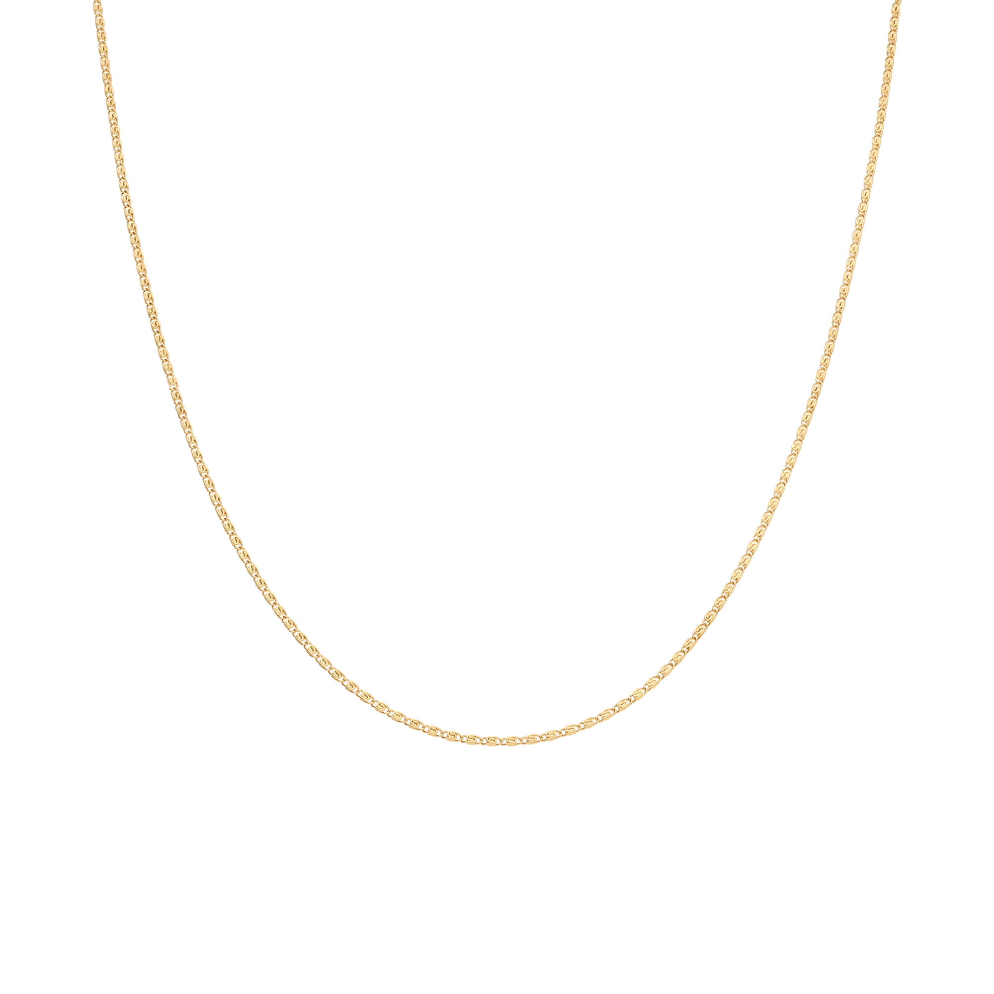 Gold necklace 42cm 18K gold