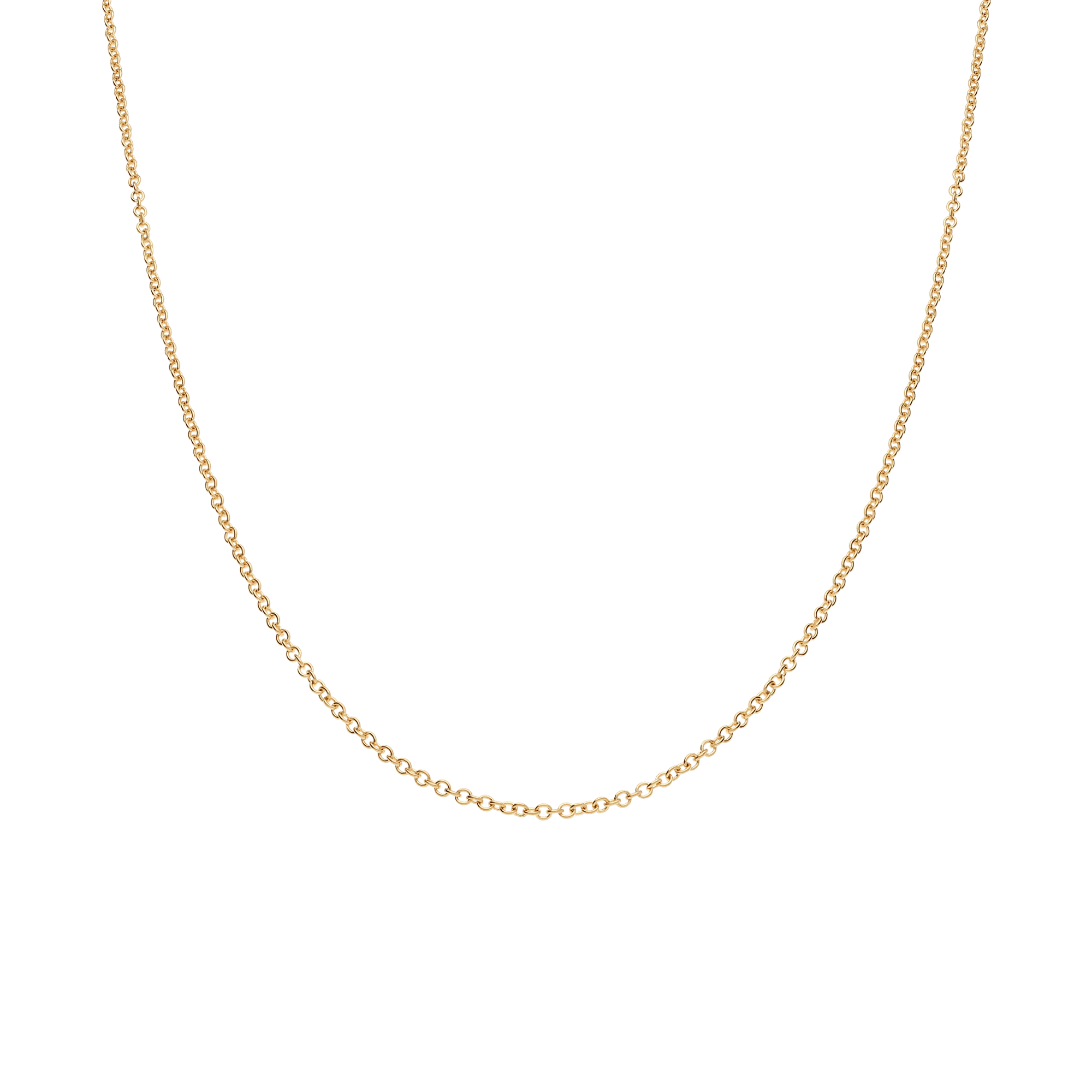 Cable chain 40cm 18K gold