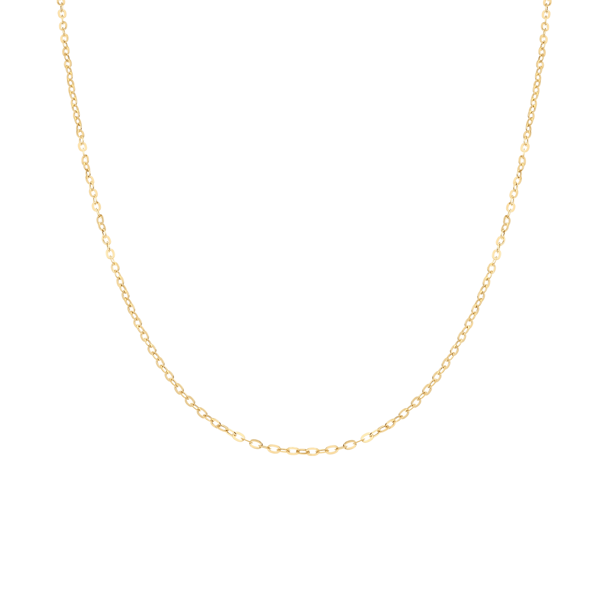 Cable chain 50cm 18K gold