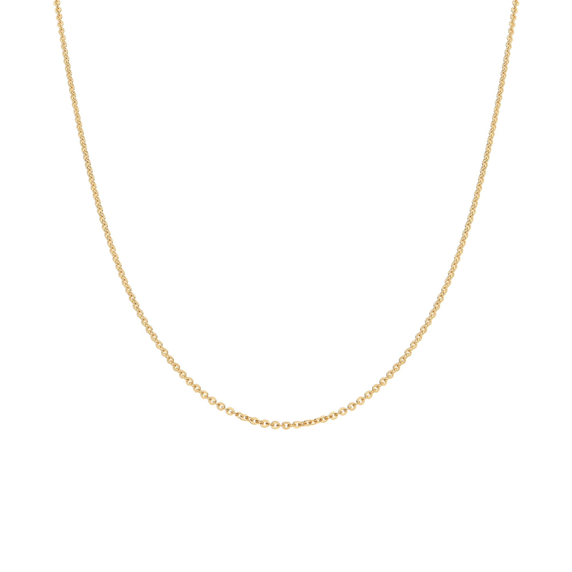 Cable chain 60cm 18K gold
