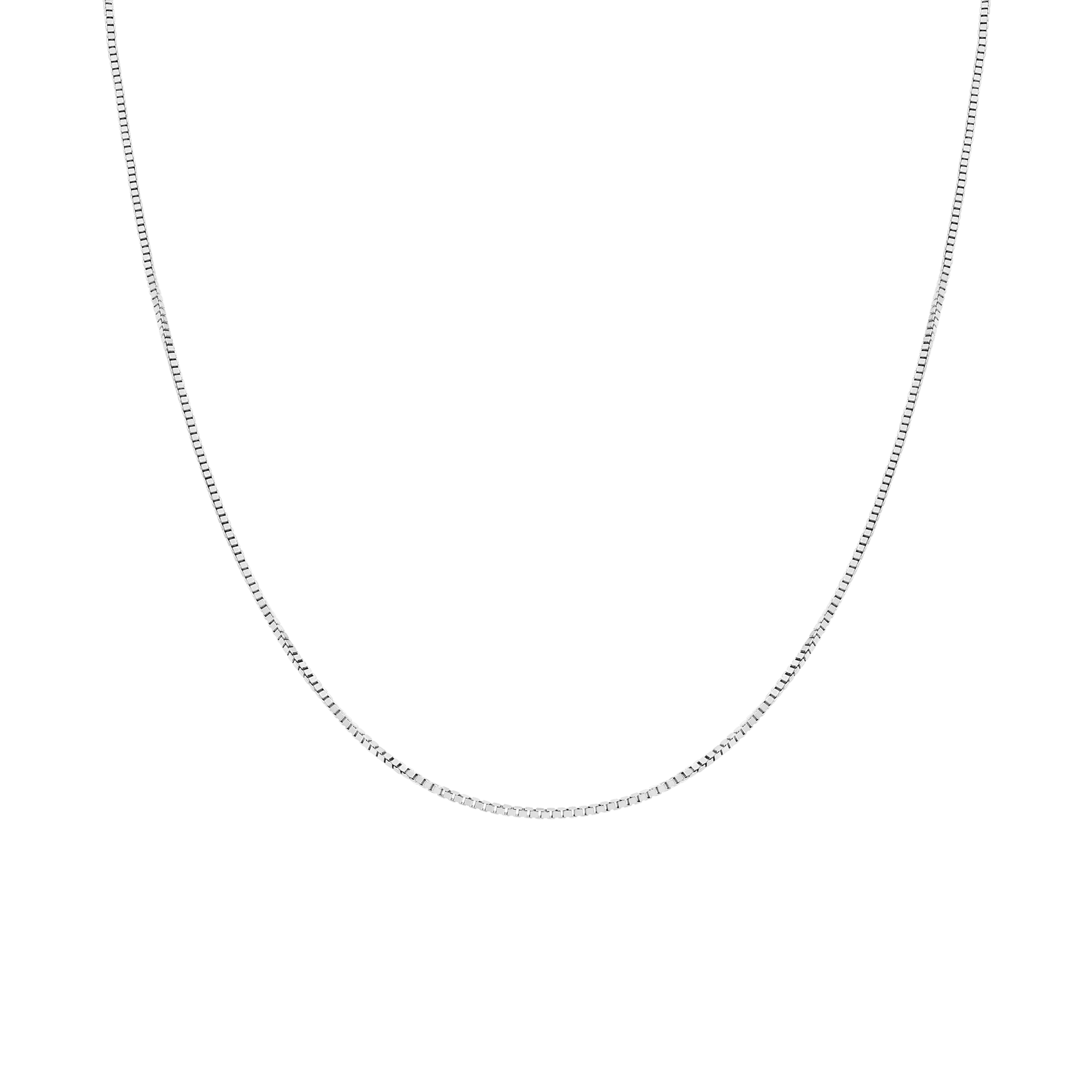 Venezialänk 36cm 18K vitguld