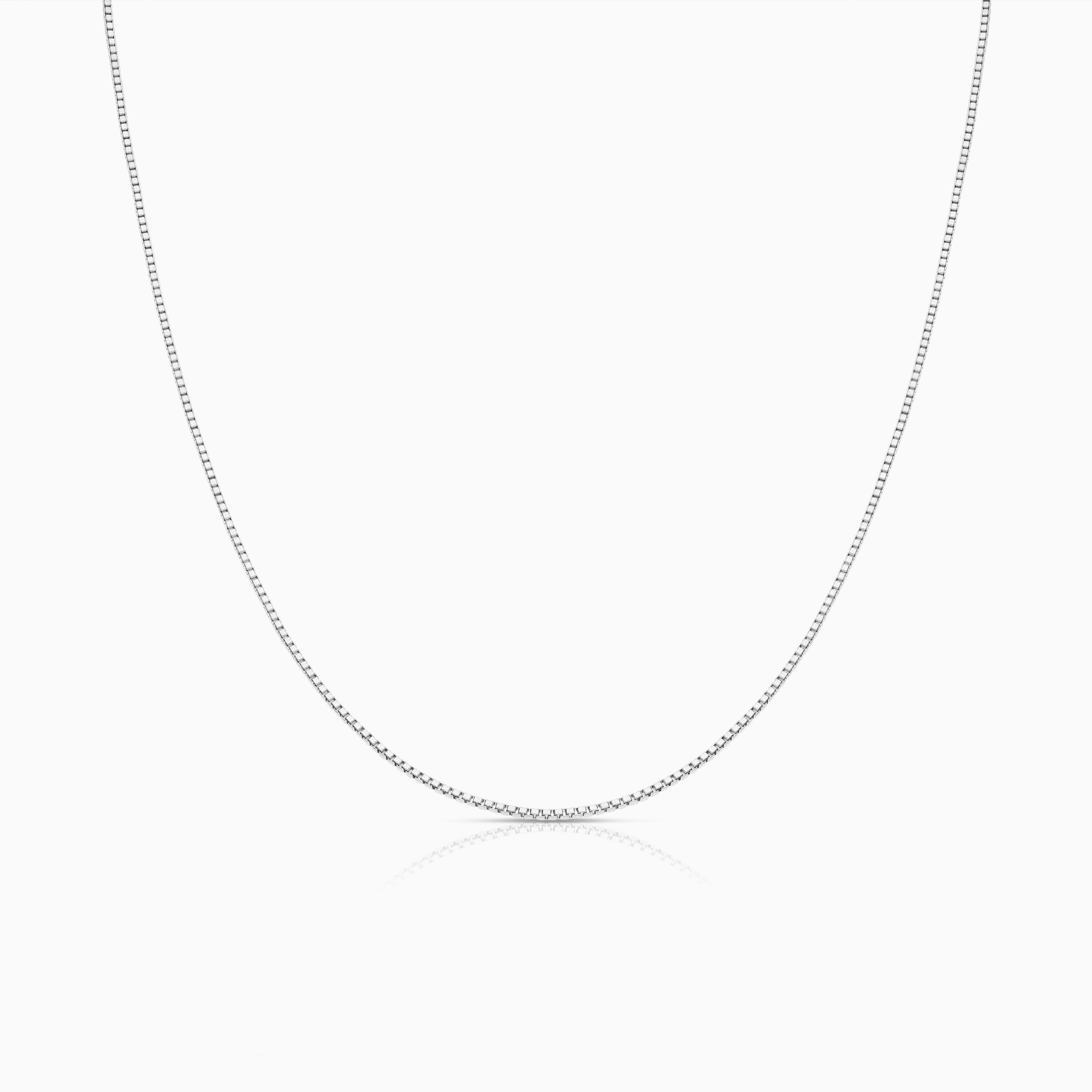 Veneziakedja 36cm 18K vitguld