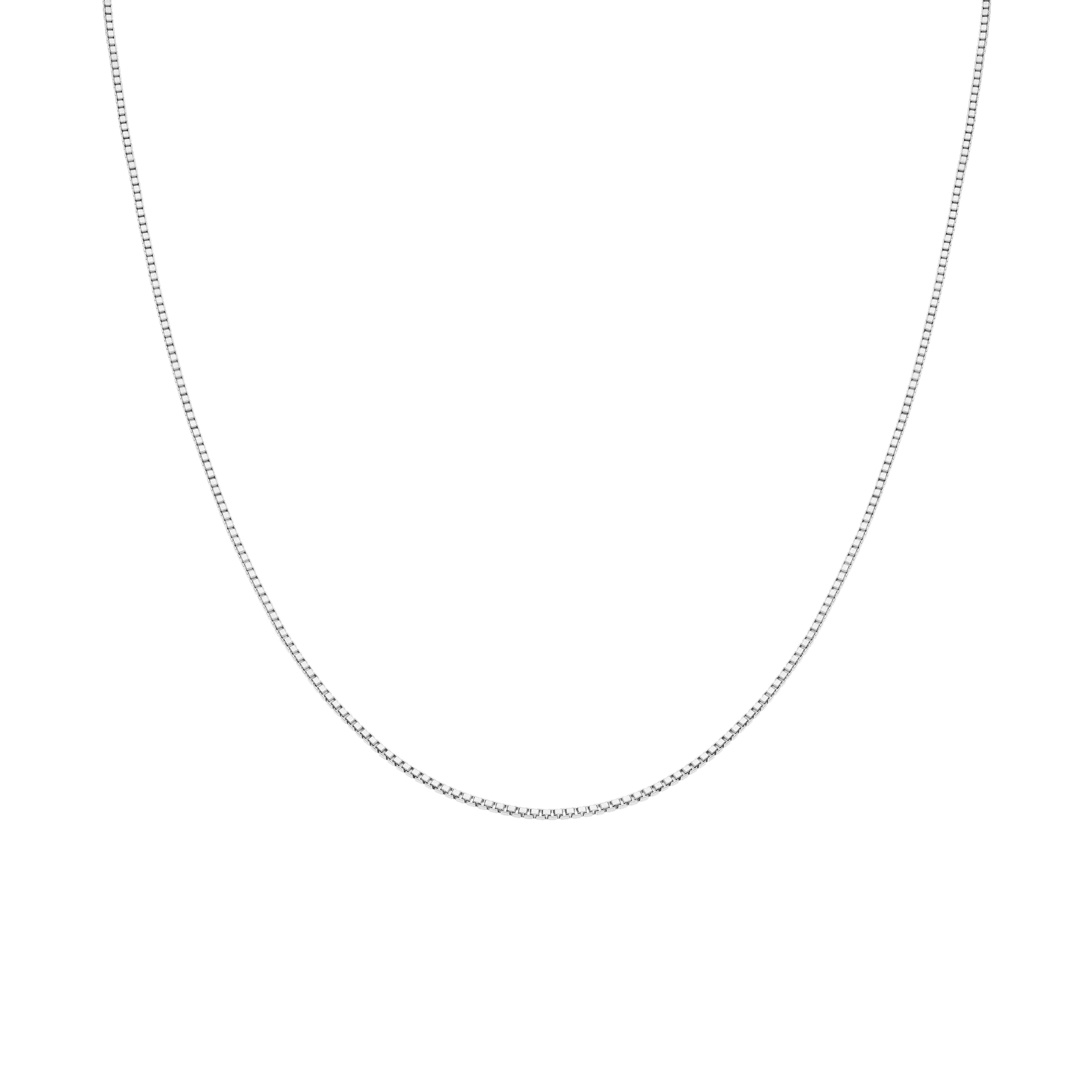 Veneziakedja 36cm 18K vitguld