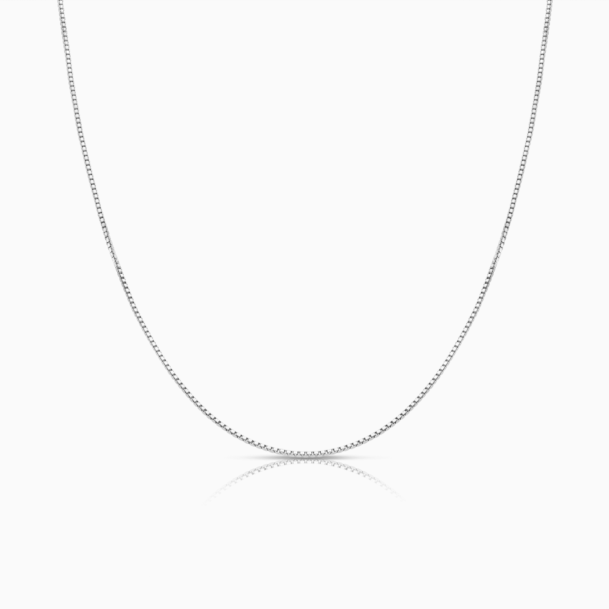 Venezialänk 41cm 18K vitguld