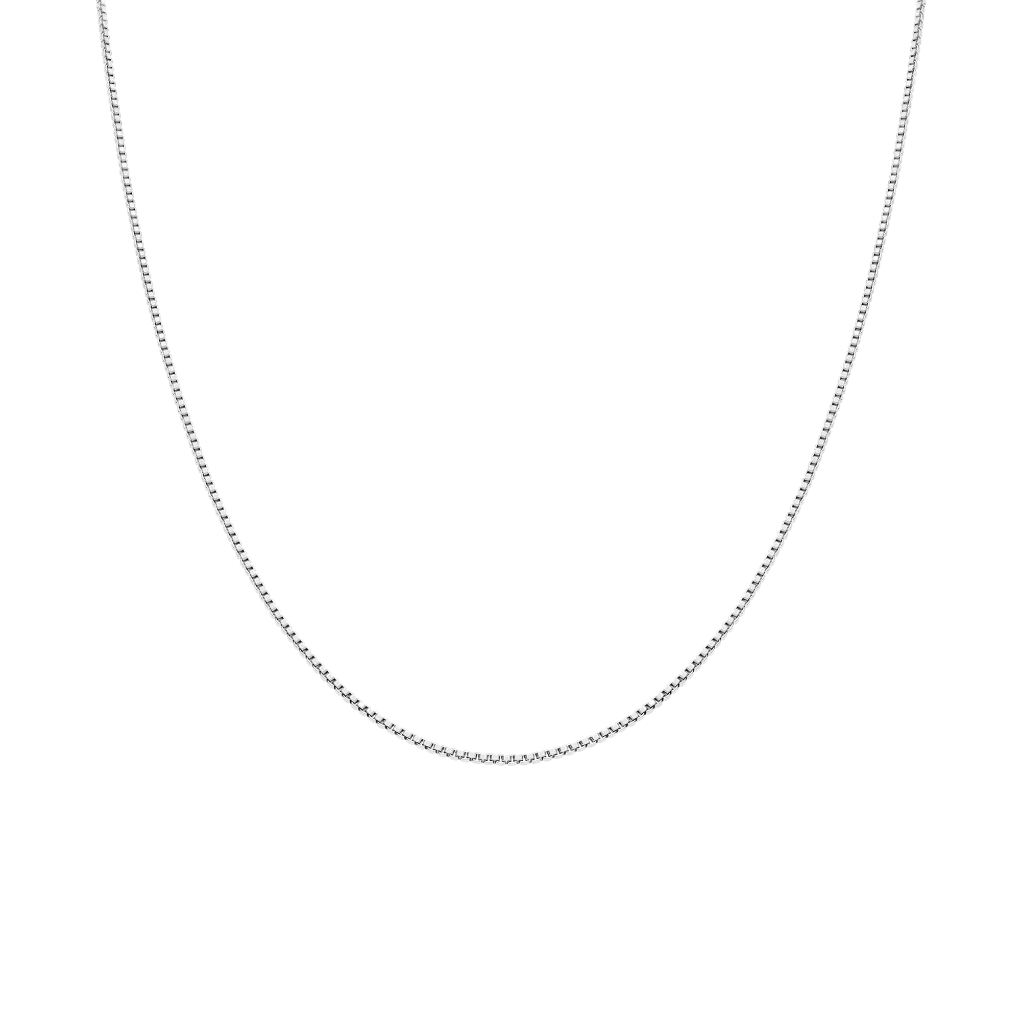 Venezialänk 42,5cm 18K vitguld