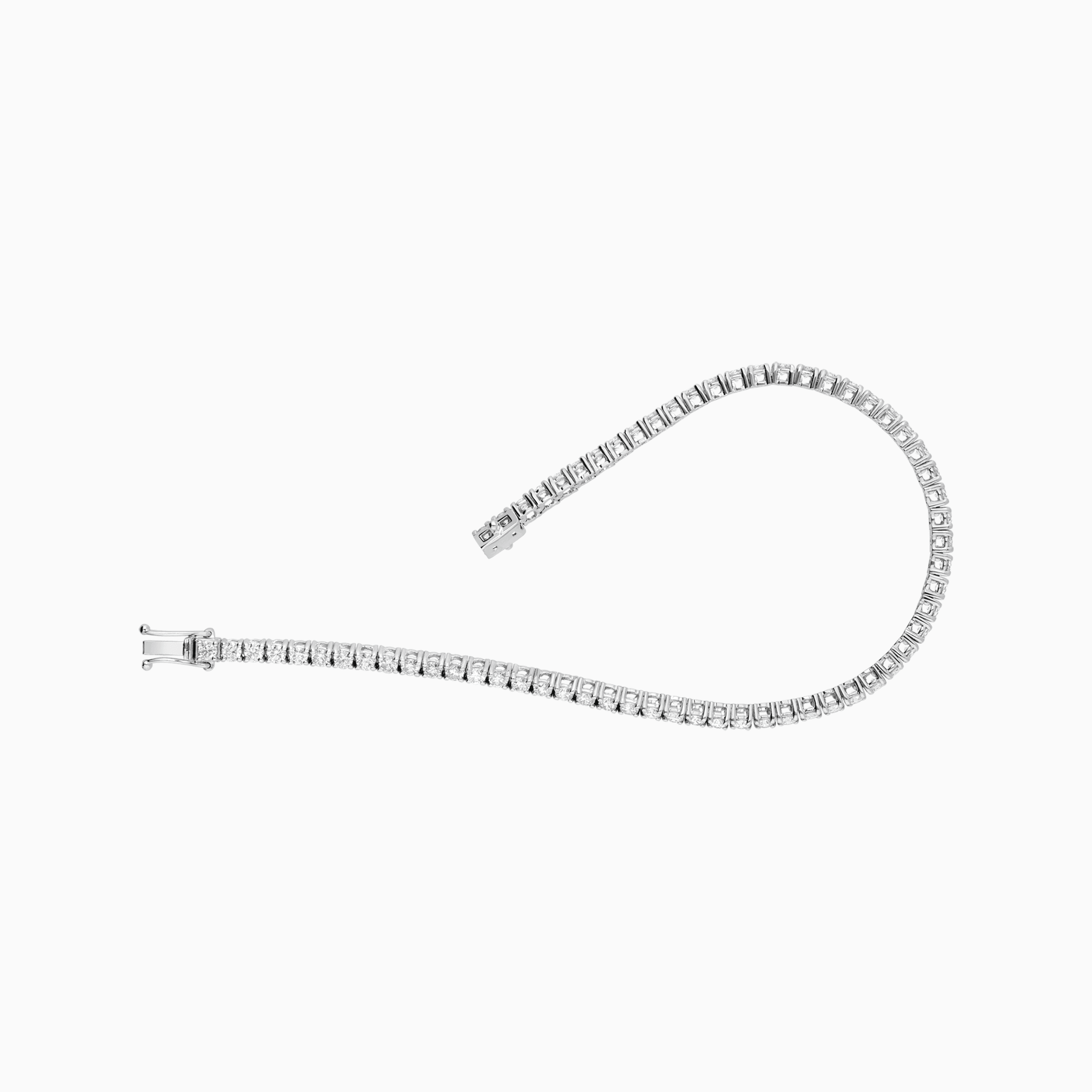 Tennis bracelet 3.25ct 18K white gold