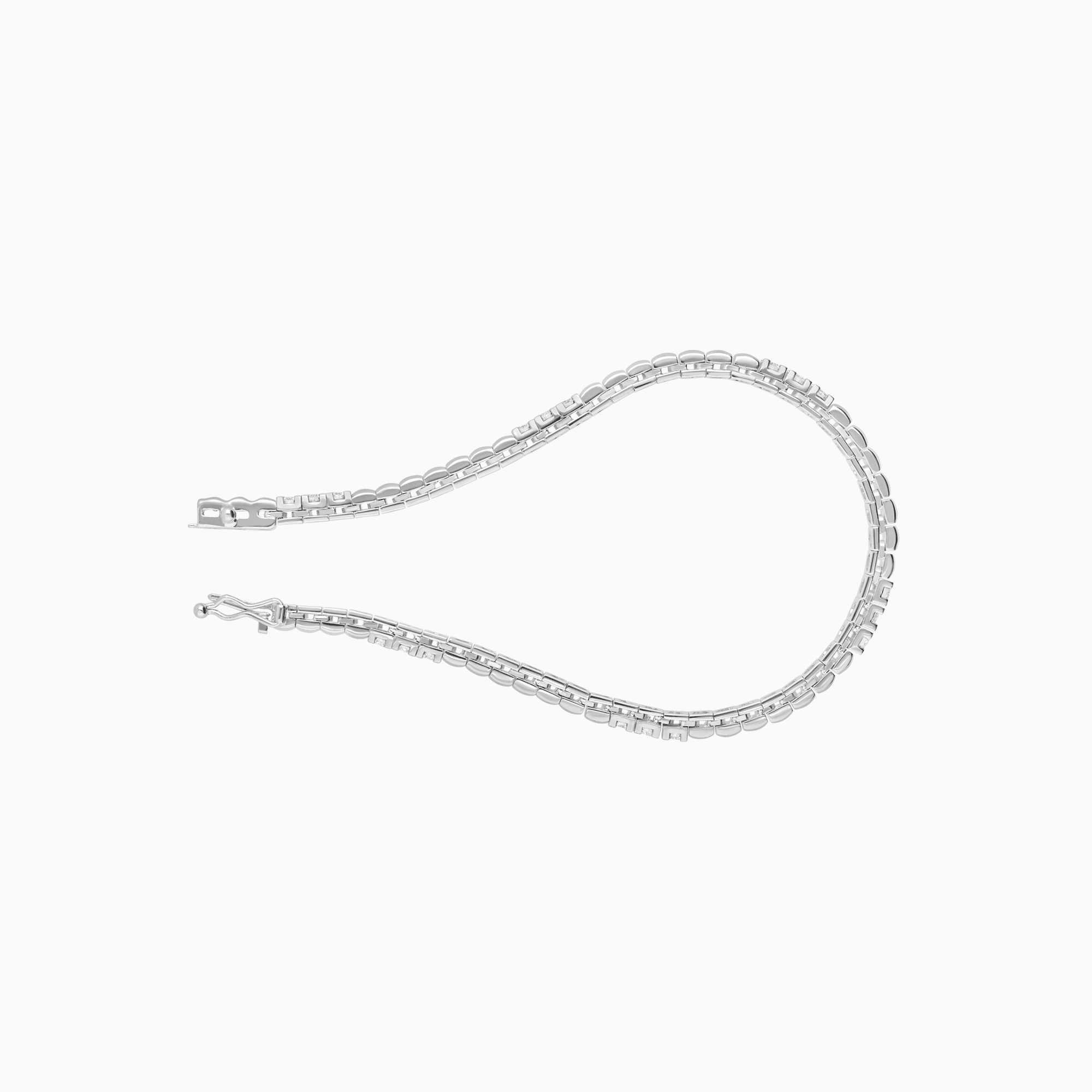 Tennisarmband 0,72ct 18K vitguld