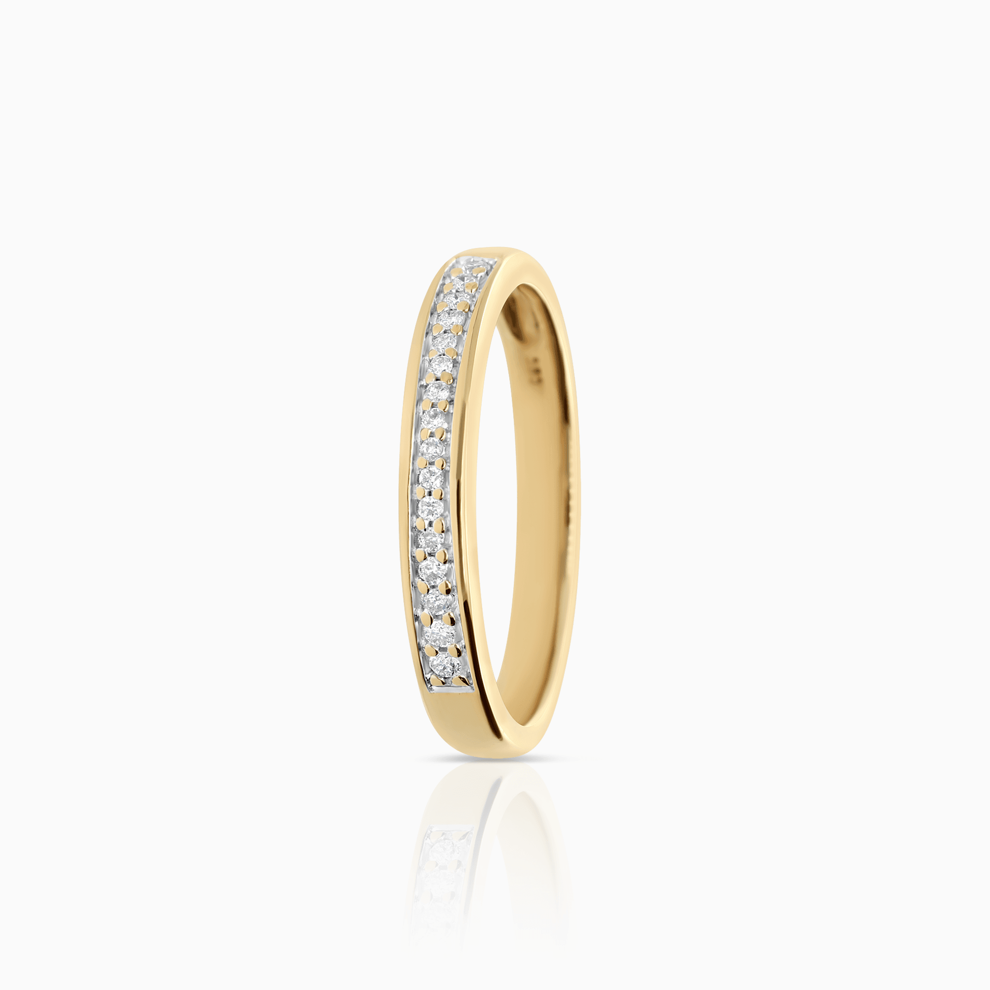 Eternity ring 0.09ct 14K yellow gold