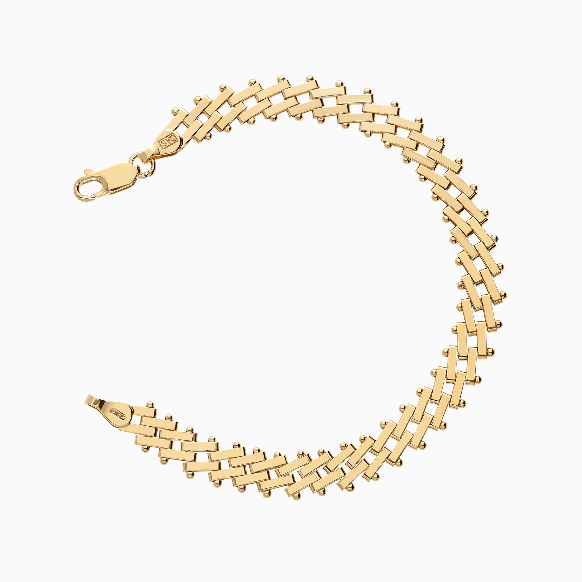 Corridor rug bracelet 9.32g 18K gold