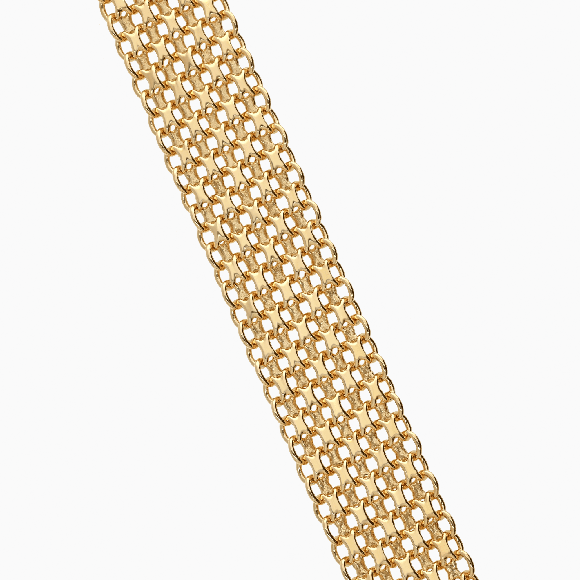 X-länk armband 37,62g 18K guld
