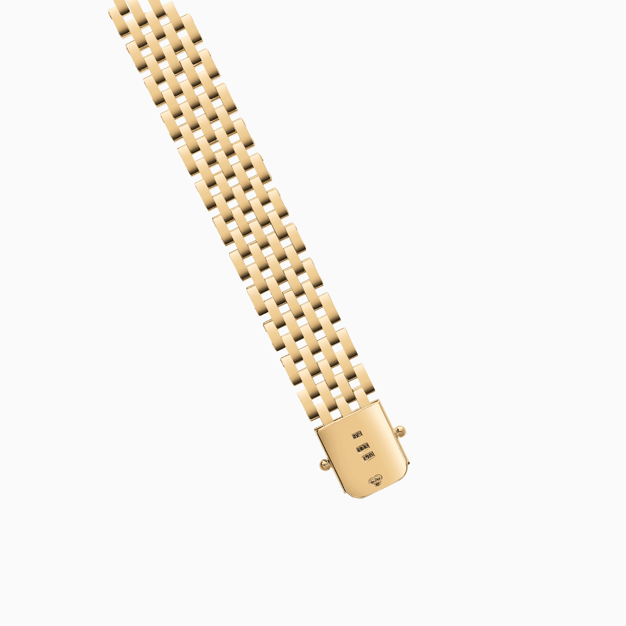 Corridor rug bracelet 31.80g 18K gold
