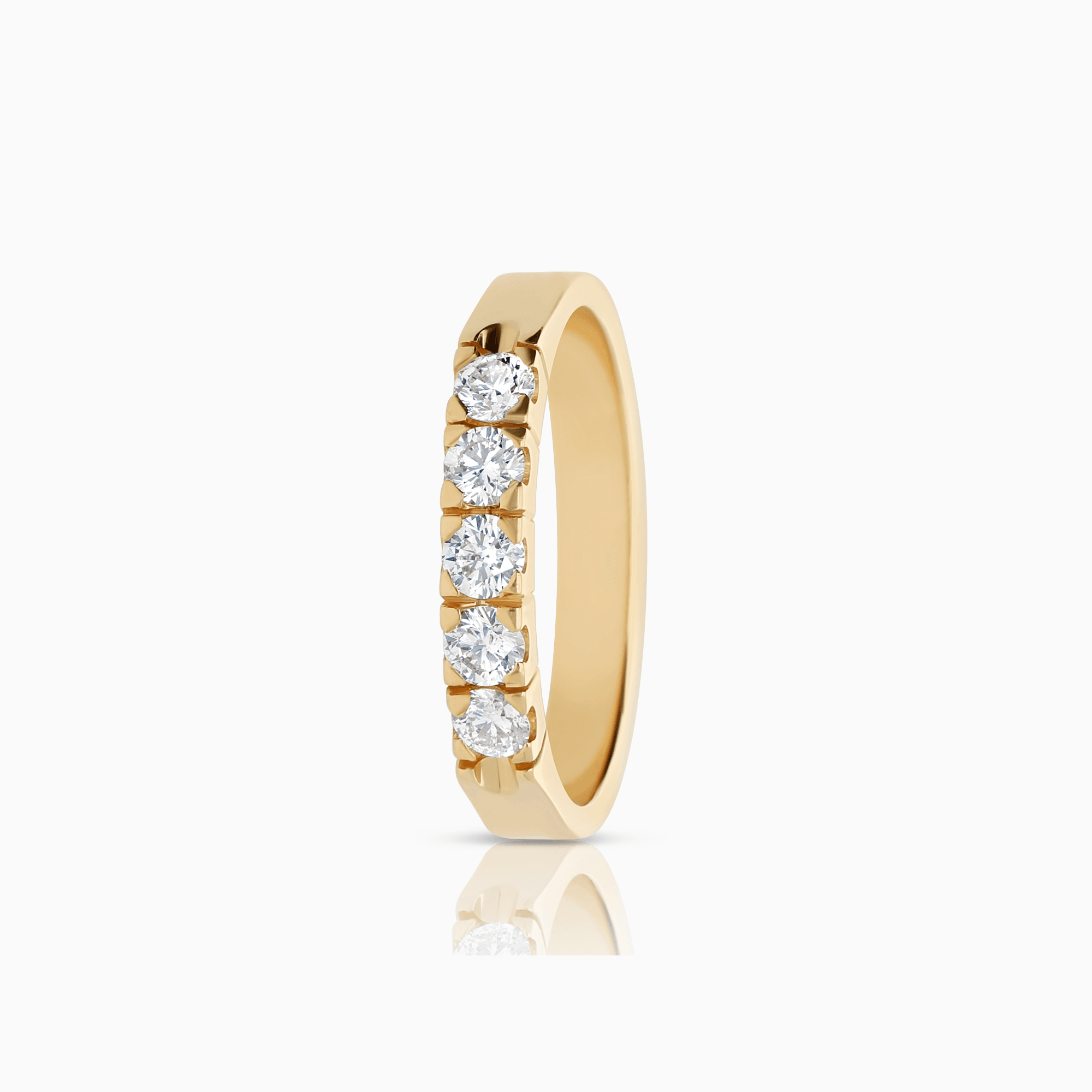 Alliansring 0,40ct 18K guld