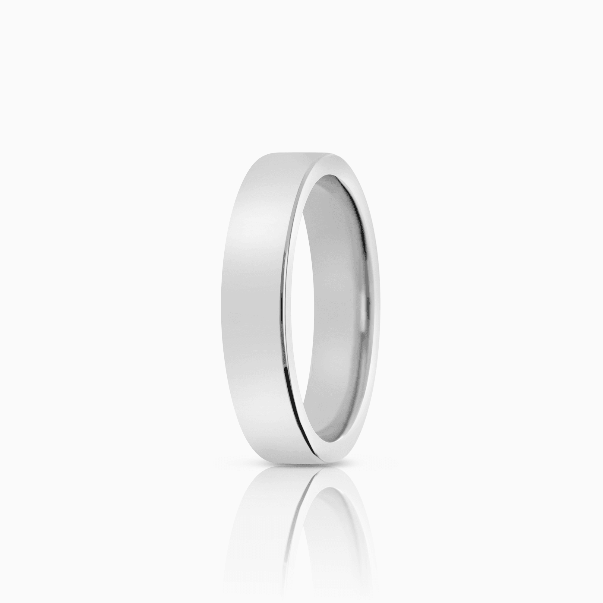 Slät ring i vitguld 9,25g 18K