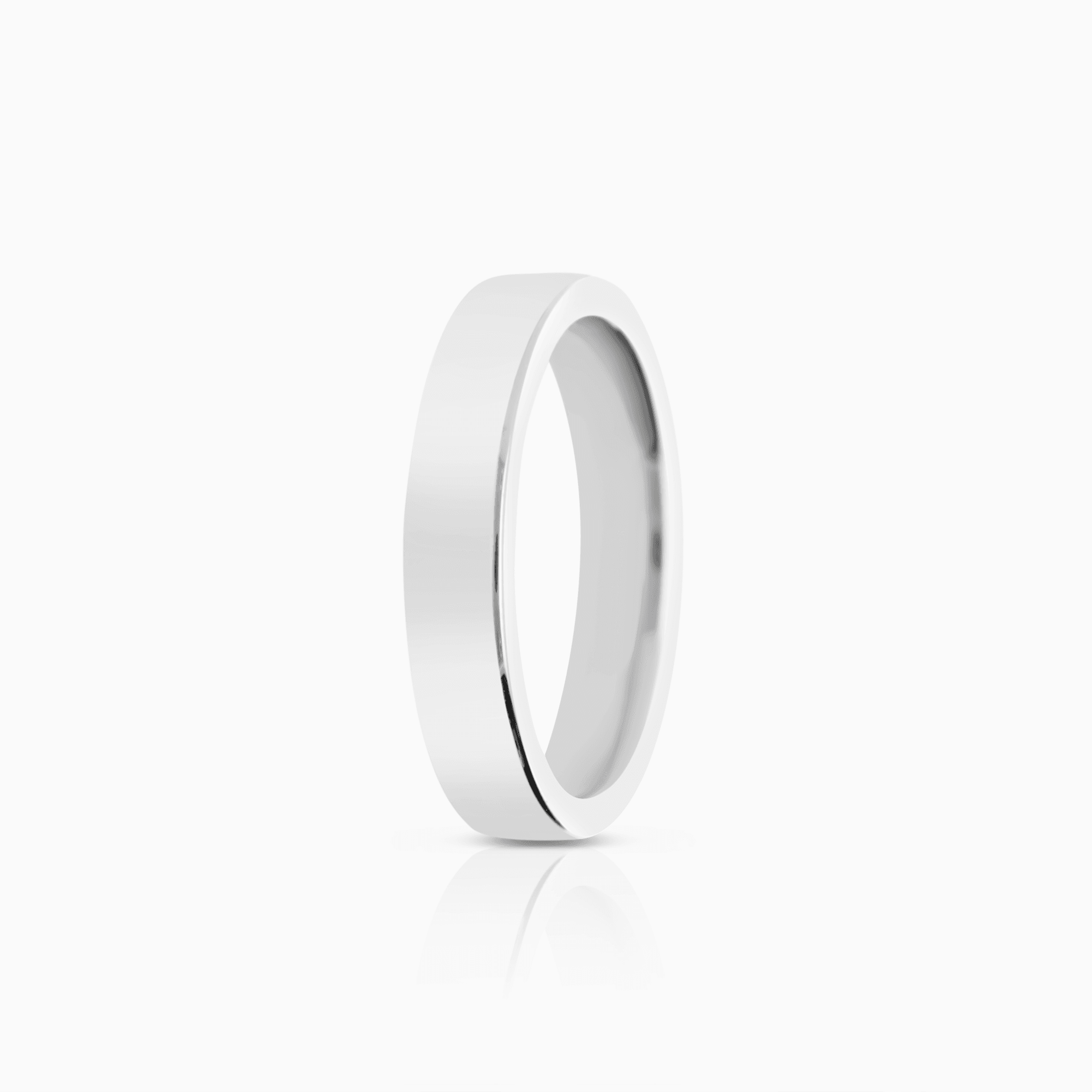 Schalins slät ring 6,65g 18K vitguld