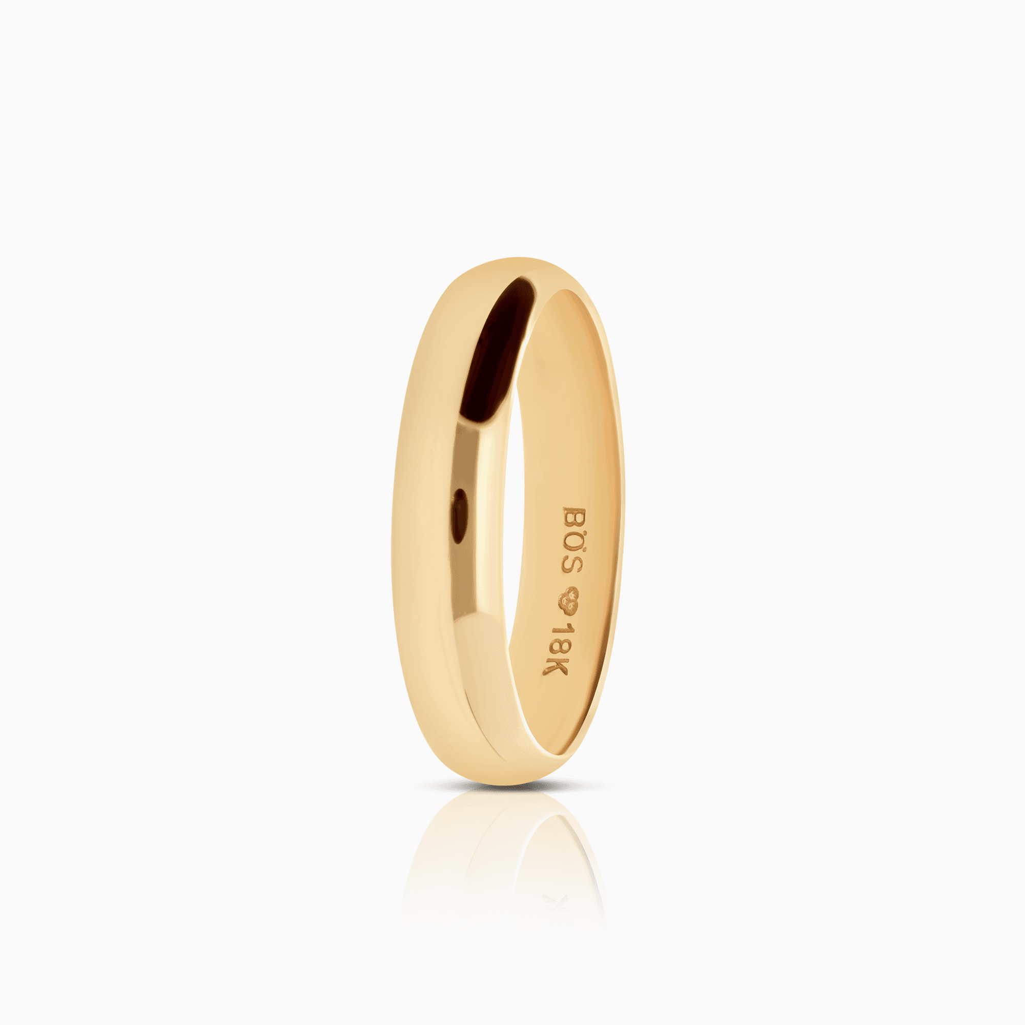 Plain ring 5.08g 18K gold
