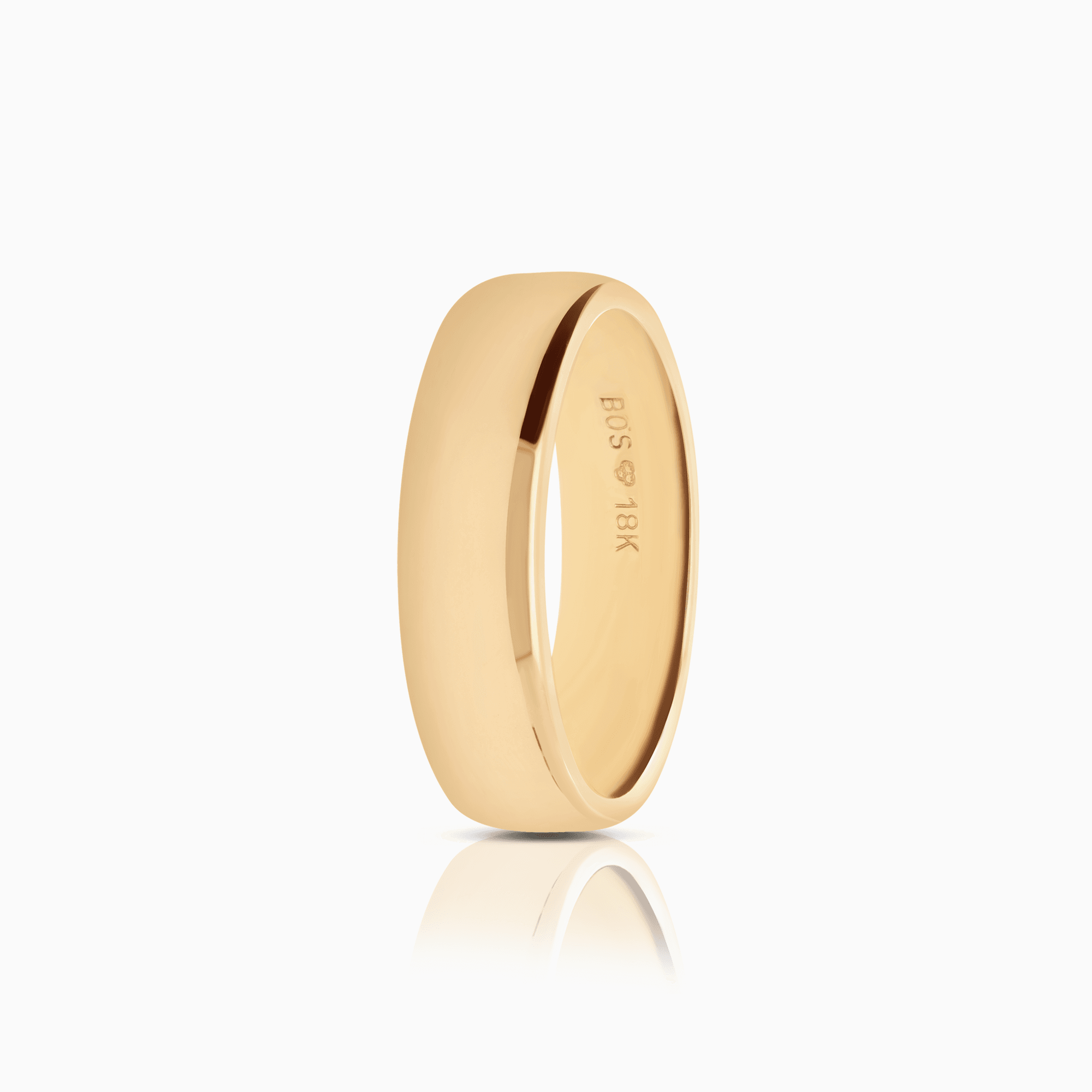 Slät ring 9,18g 18K guld