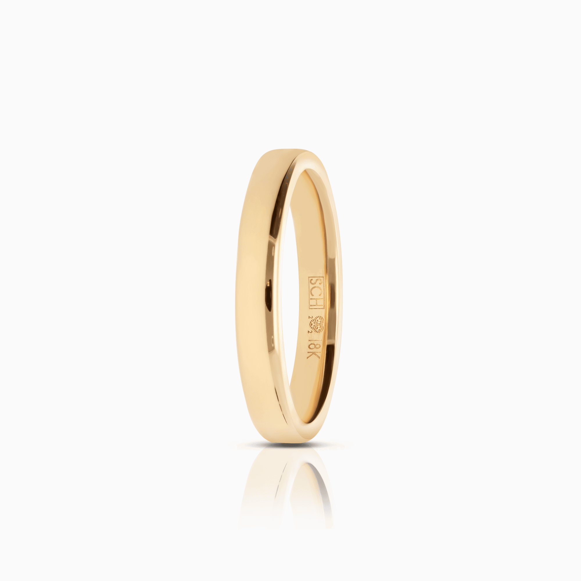 Plain ring 3.52g 18K gold