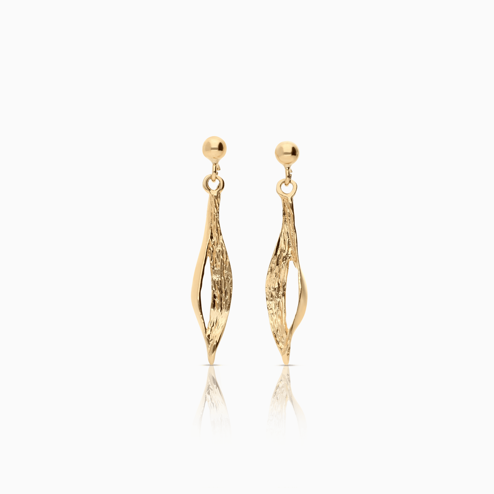 Gold earrings 1.50g 18K