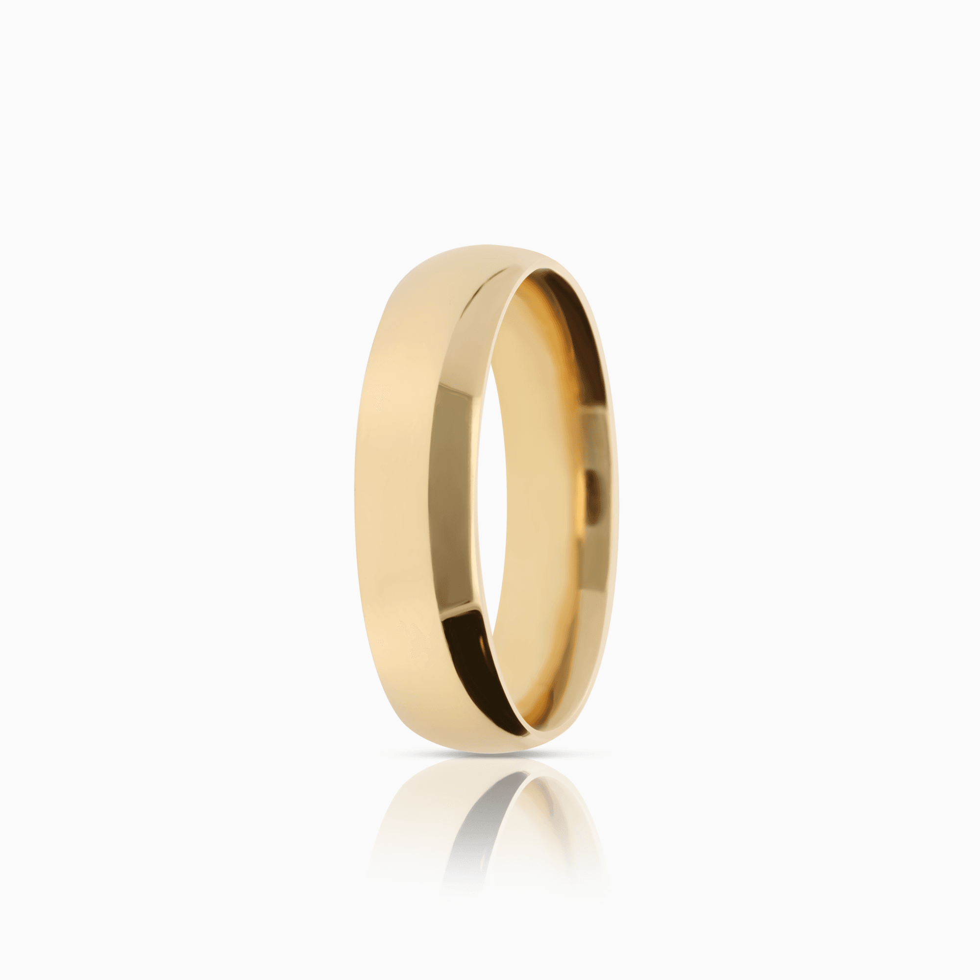Schalins wedding band plain 7.5g 18K gold