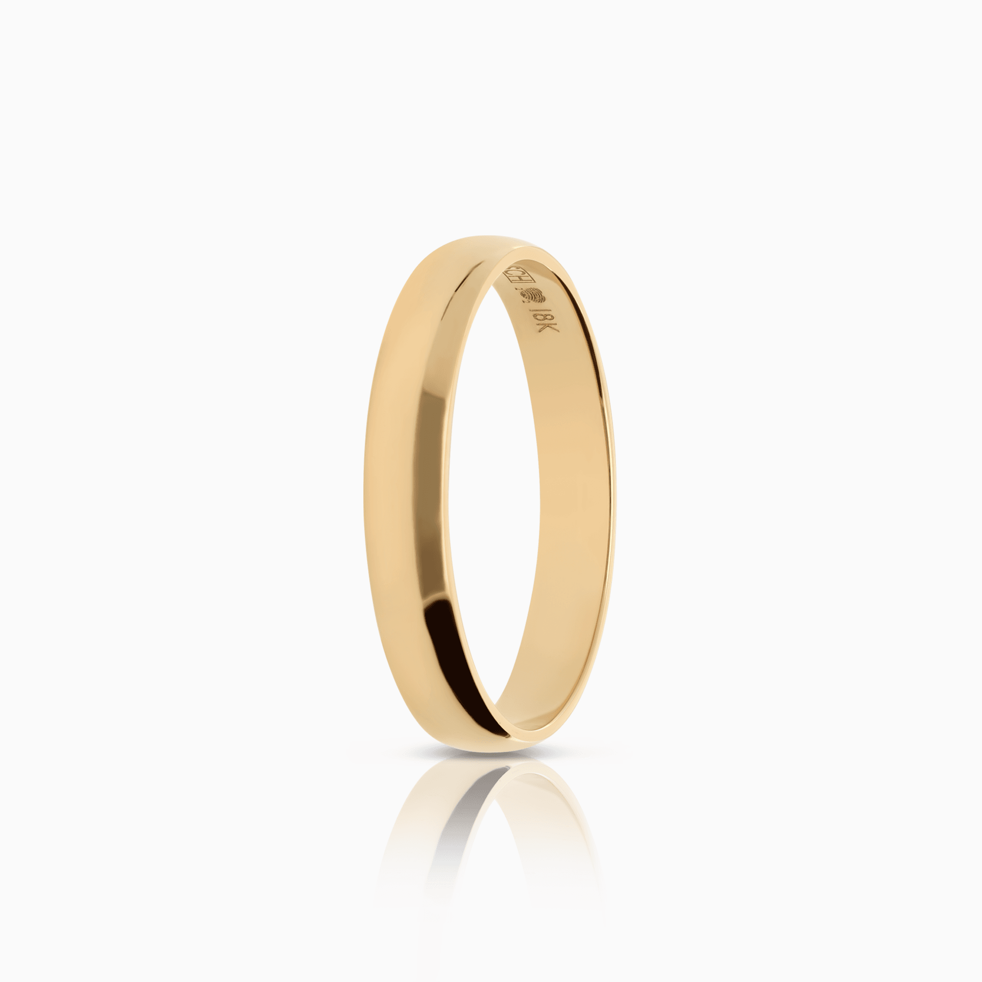 Schalins slät ring 2,90g 18K guld