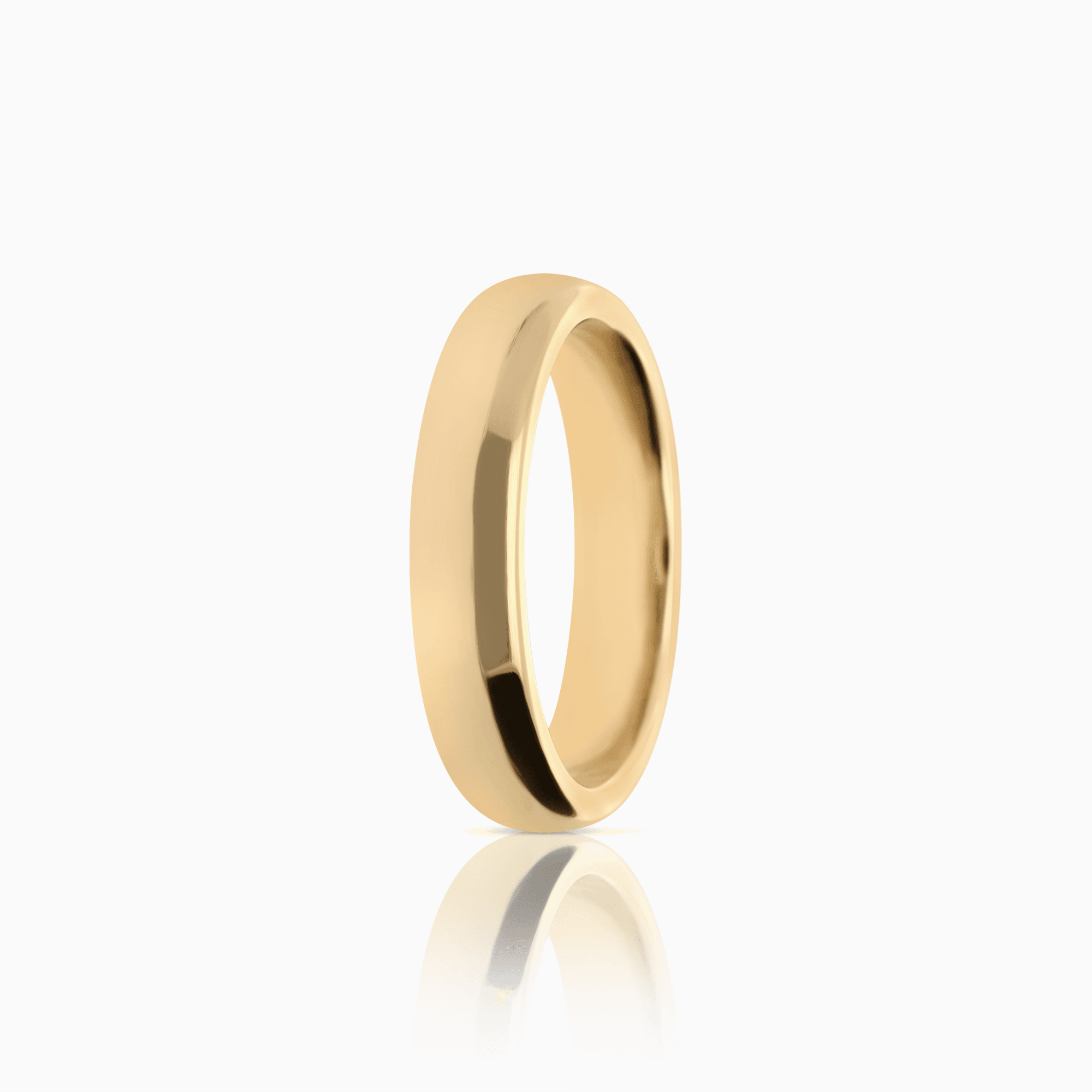 Men's engagement ring plain 9.65g 18K gold