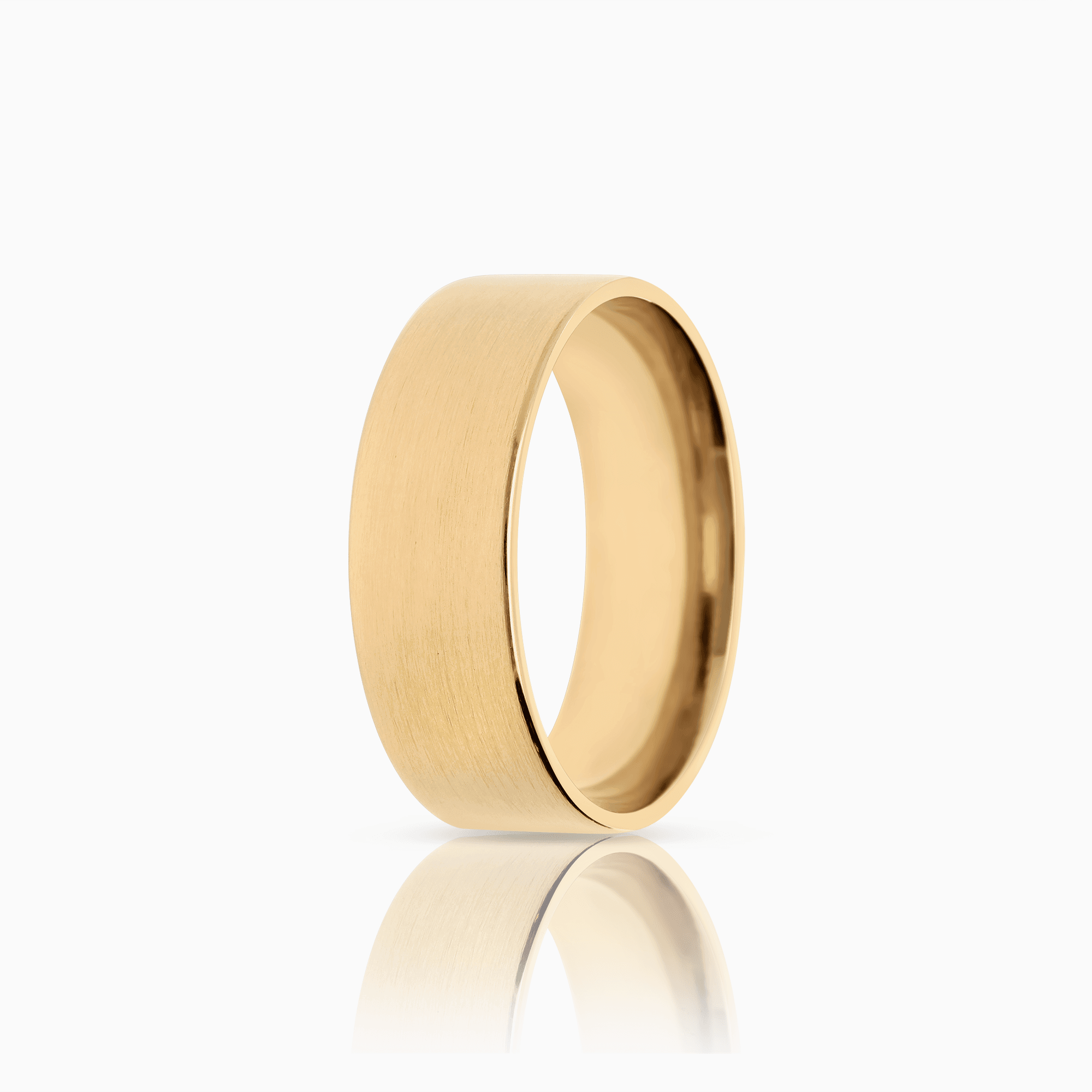 Forlovelsesring herre glatt 8,08g 18K gull