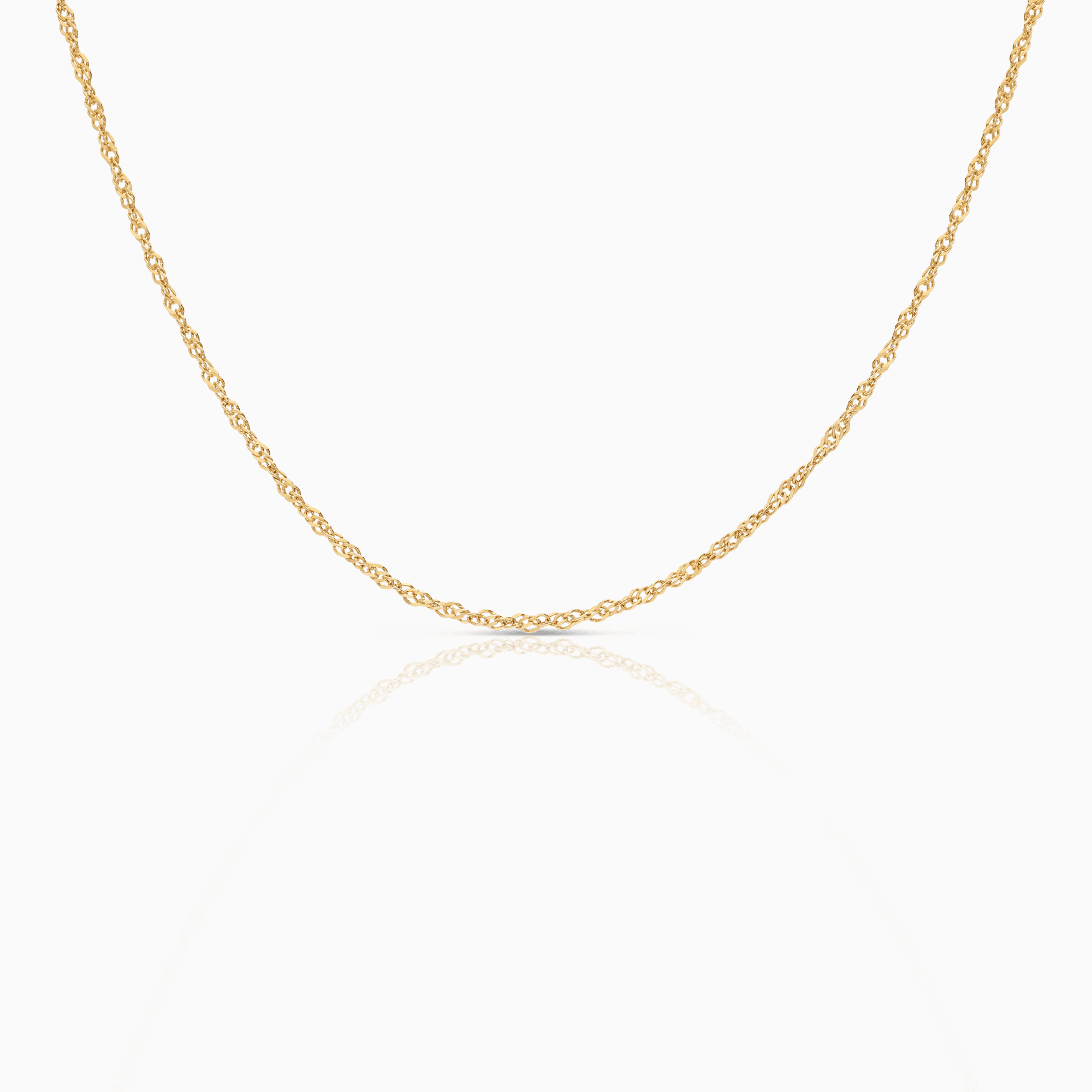 Singapore halsband 2,48g 18K guld