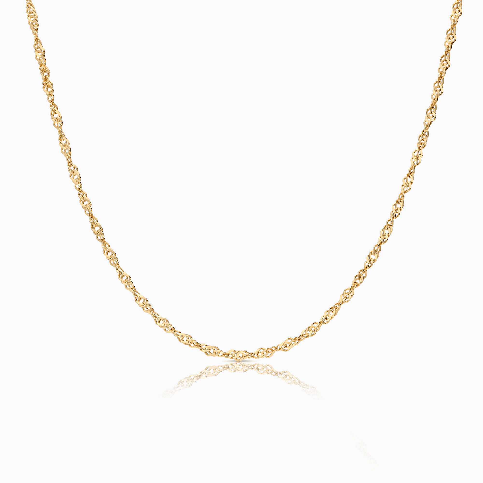 Singapore kedja 4,76g 18K guld