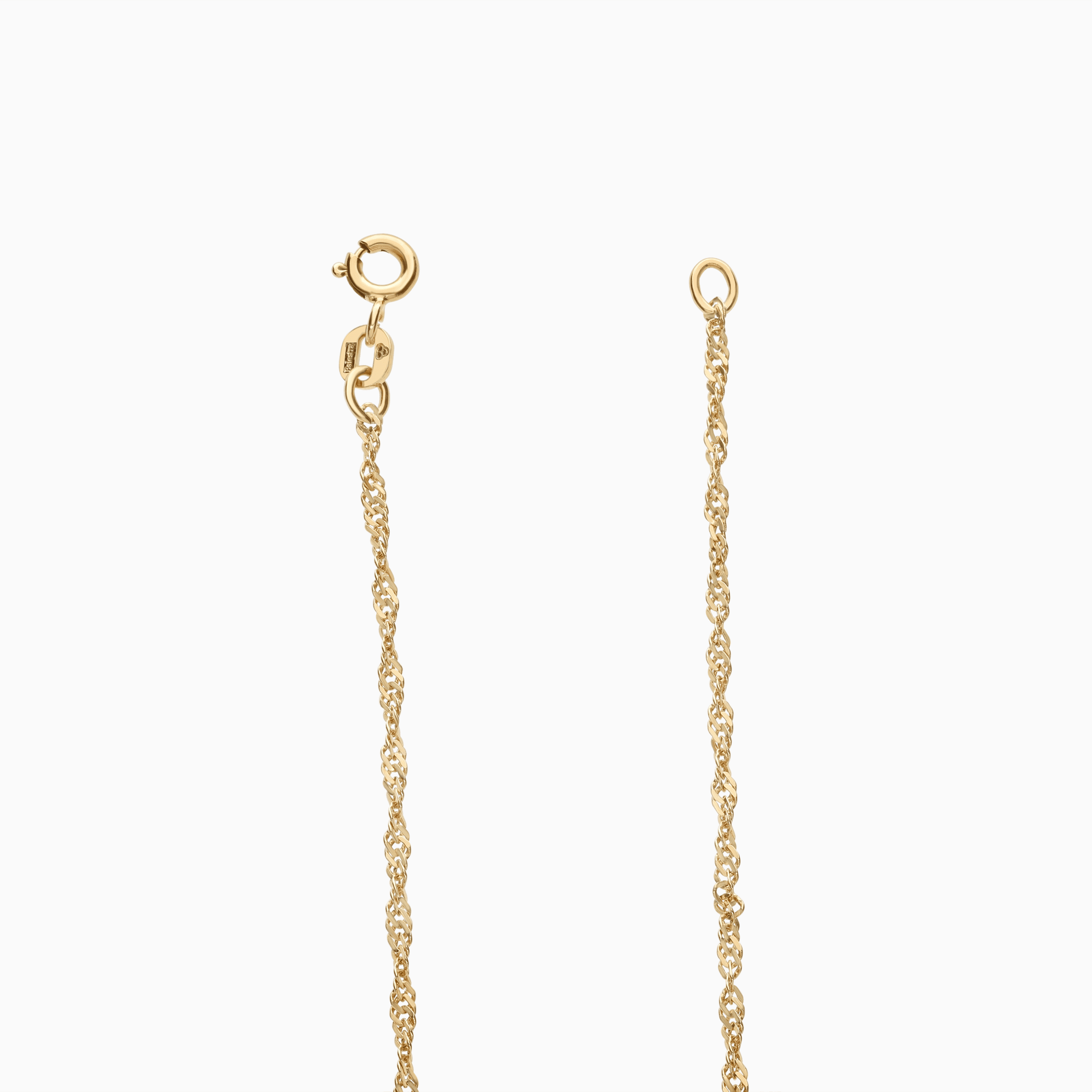 Singapore bracelet 1.40g 18K gold
