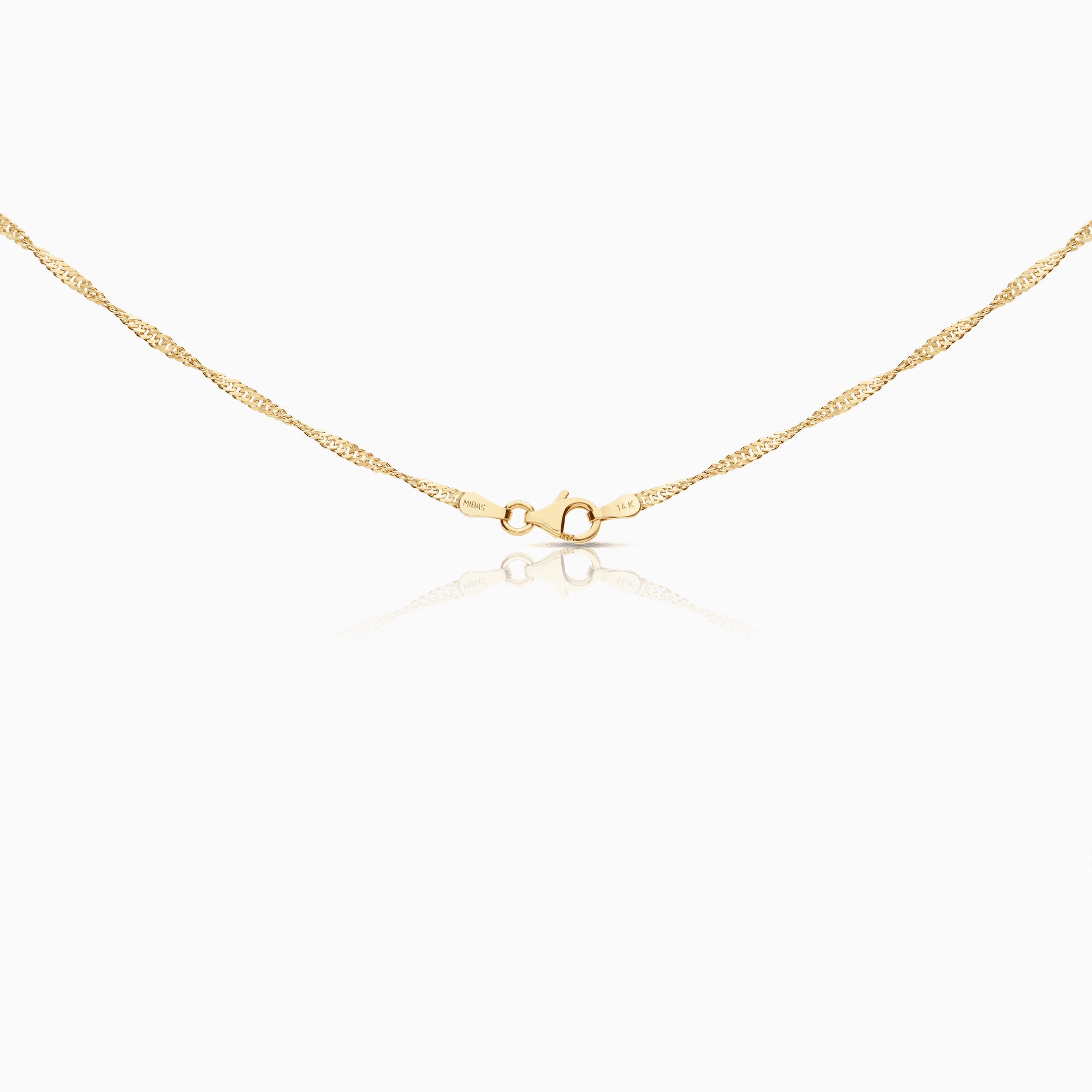Singaporekedja 3,70g 14K guld