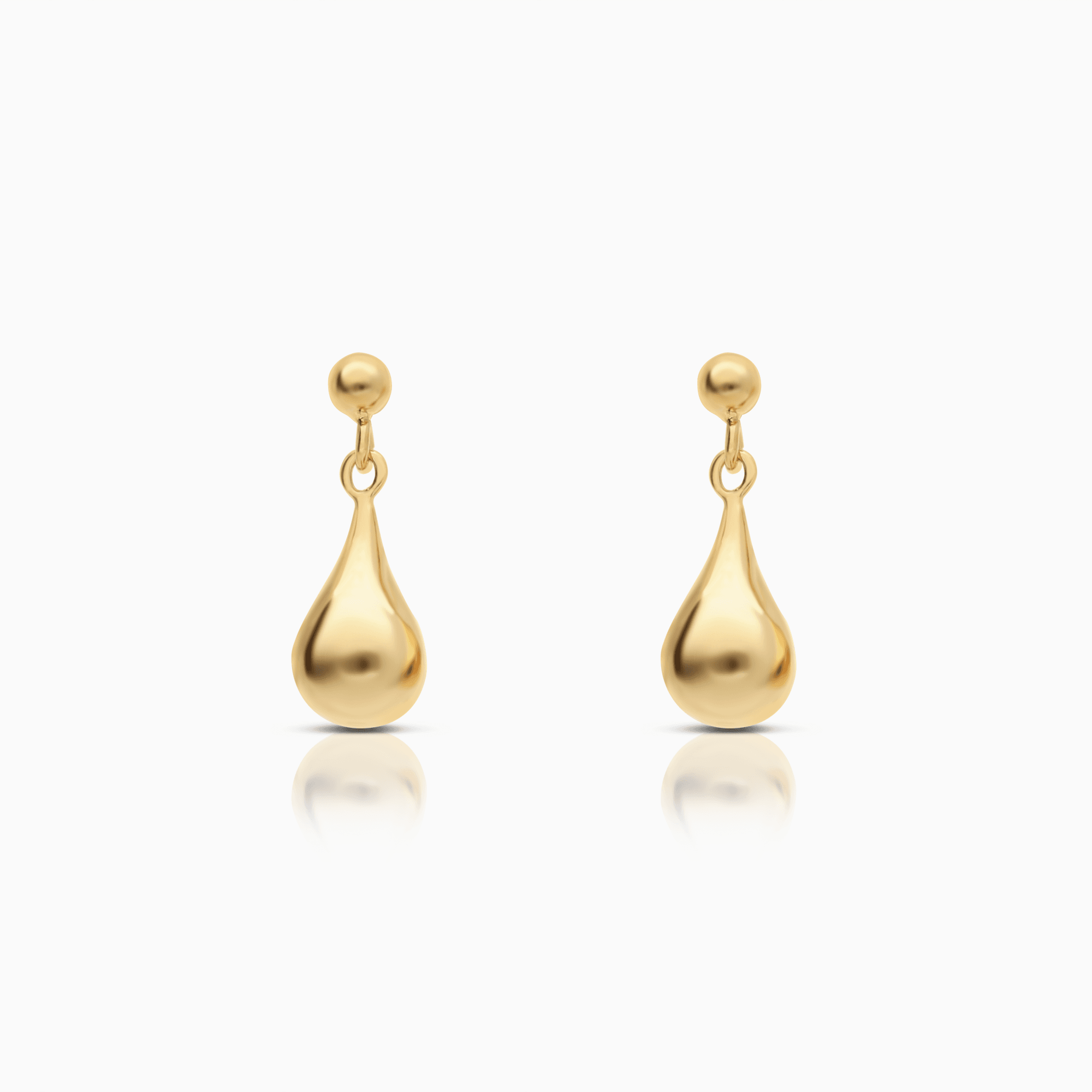 Gold earrings drops 1.38g 18K gold