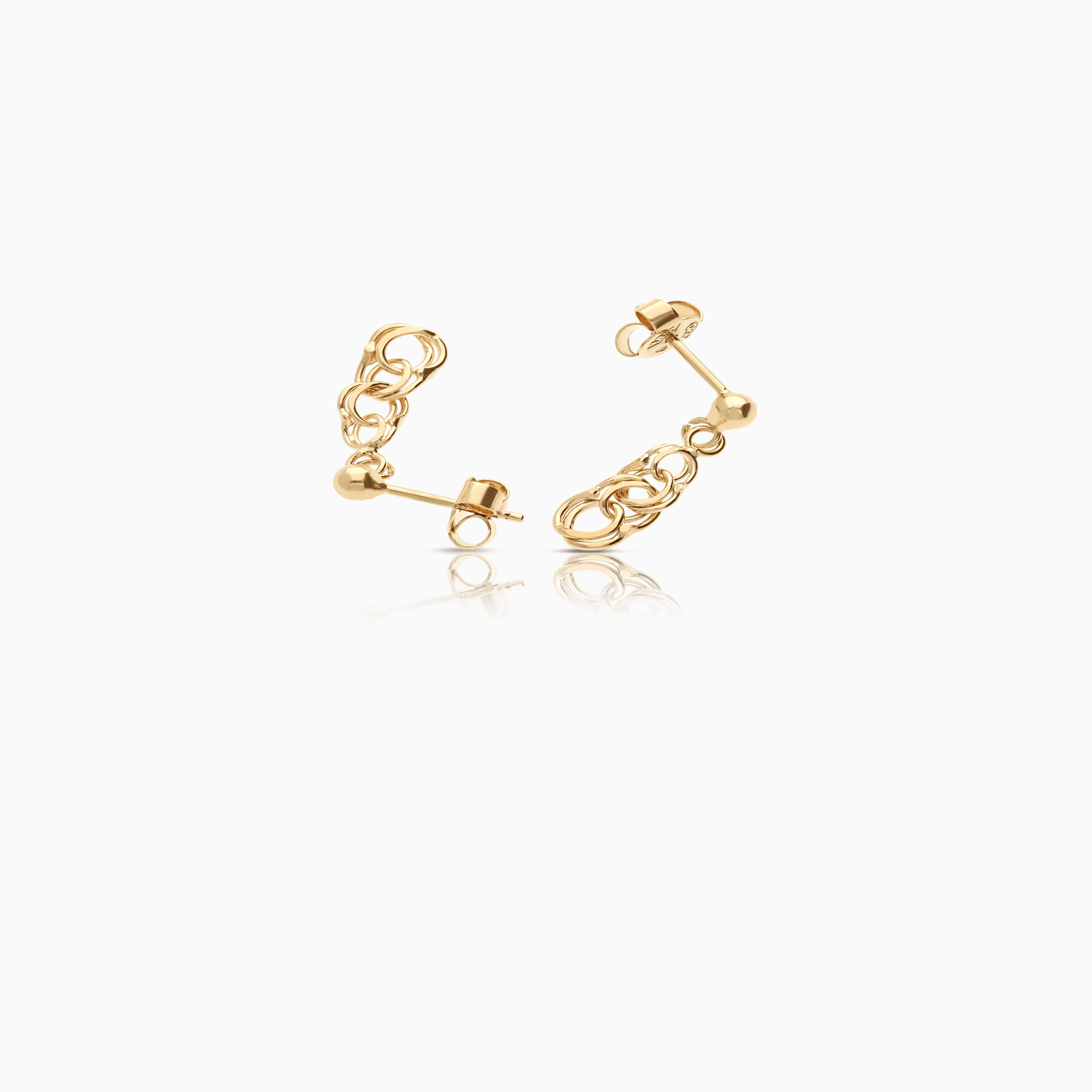 Bismarck Earrings 1.54g 18K Gold