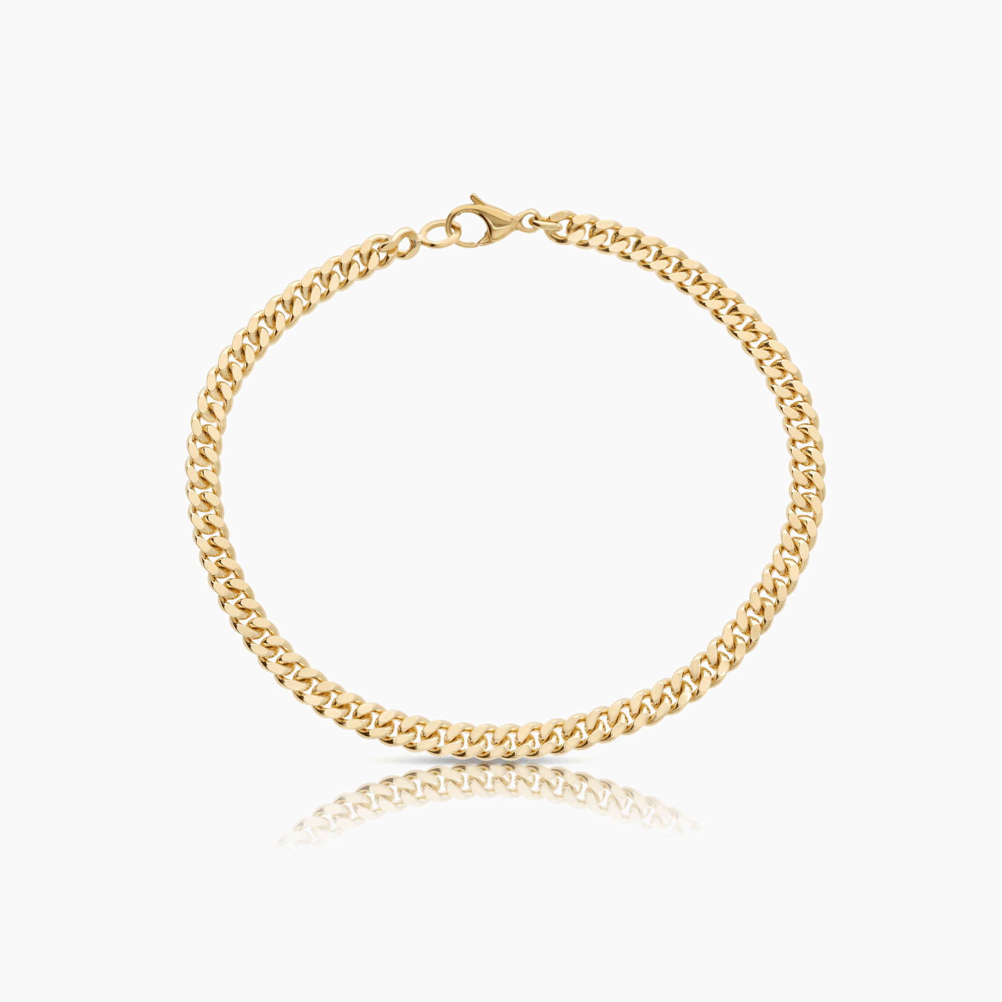 Curb bracelet 13.30g 18K gold