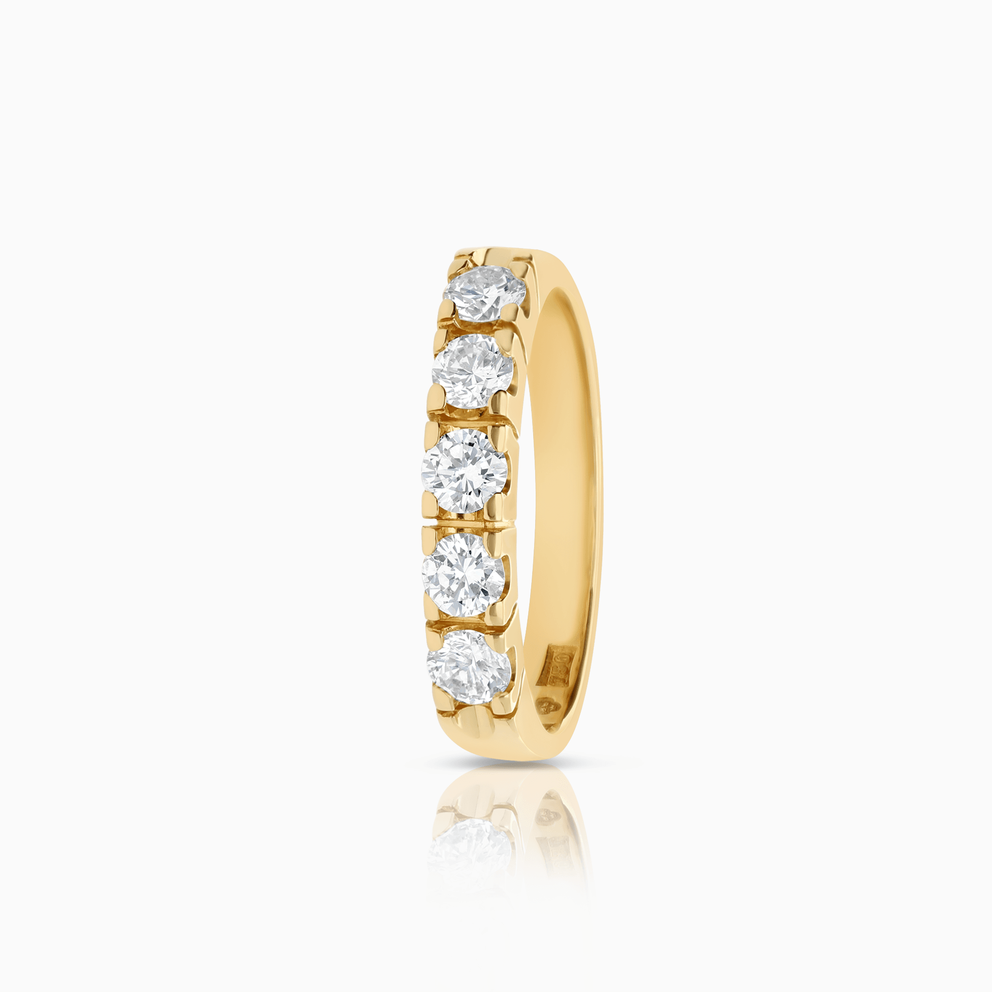 Alliansring 0,50ct 18K