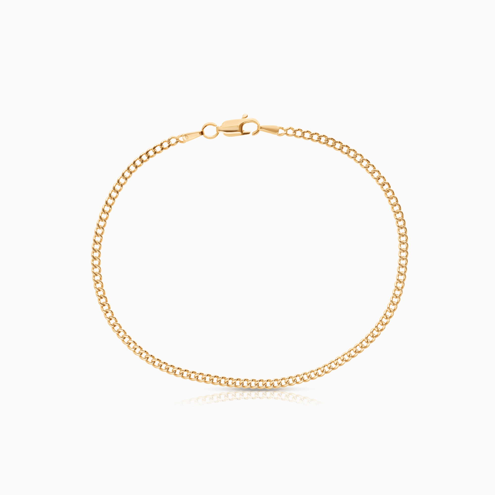 Curb bracelet 4.42g 18K gold