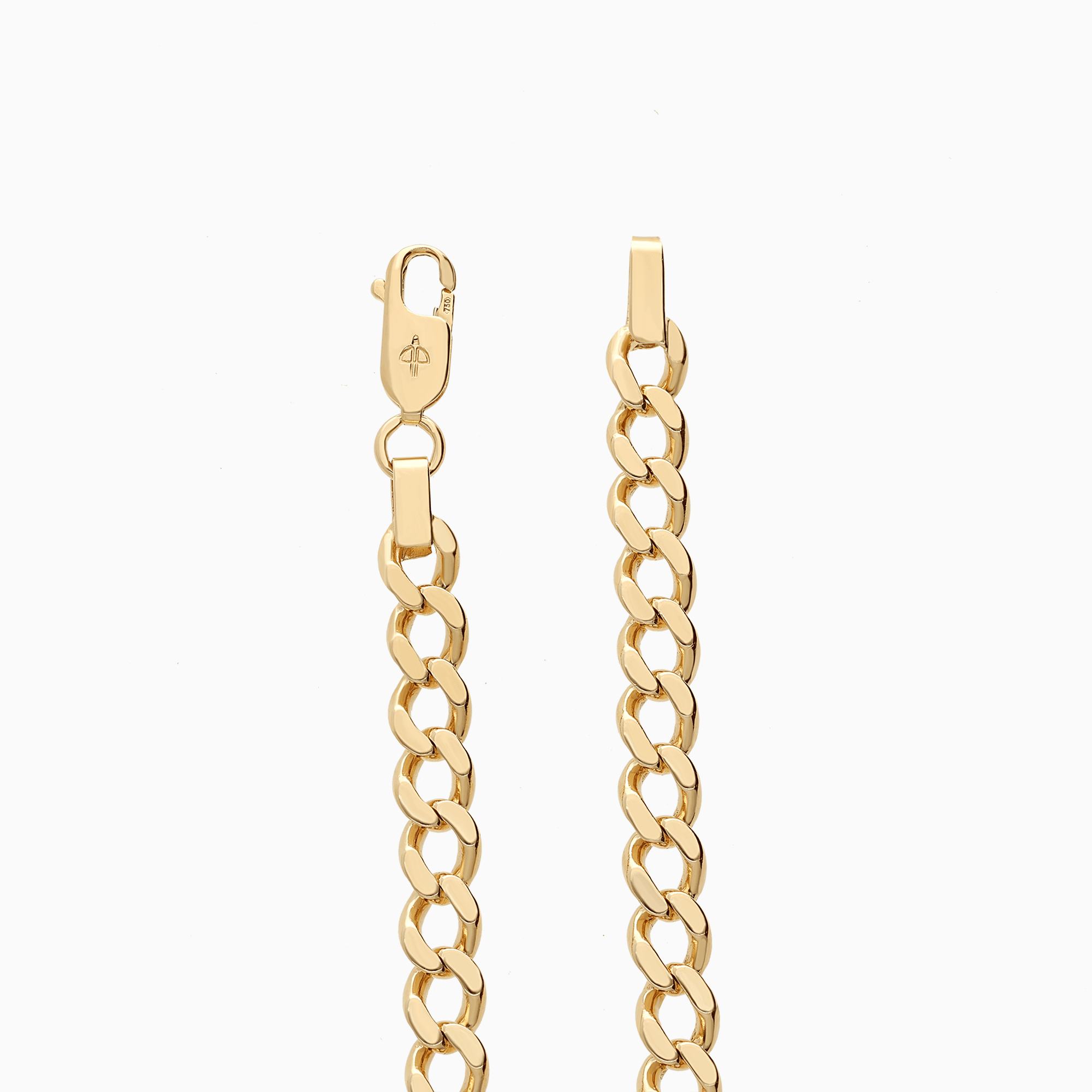 Curb bracelet 18.25g 18K gold