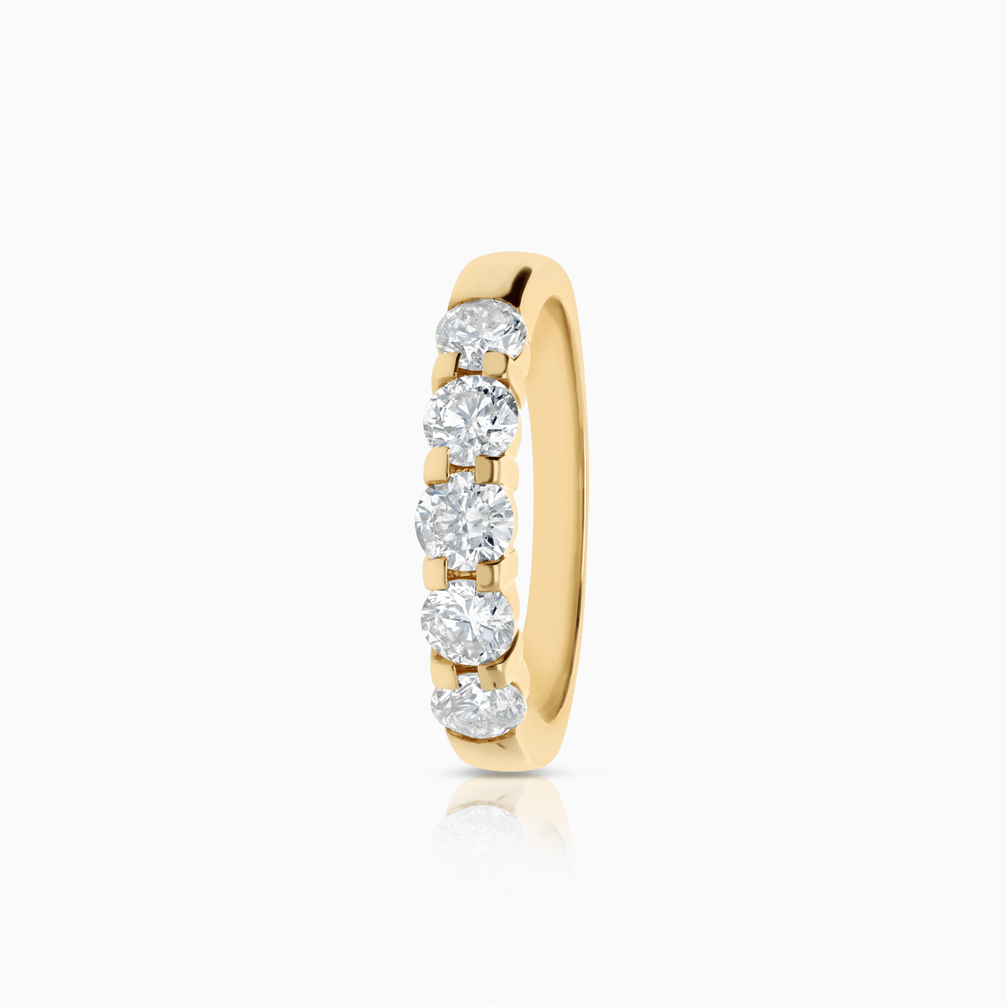 Kvartsallians 1,05ct 14K