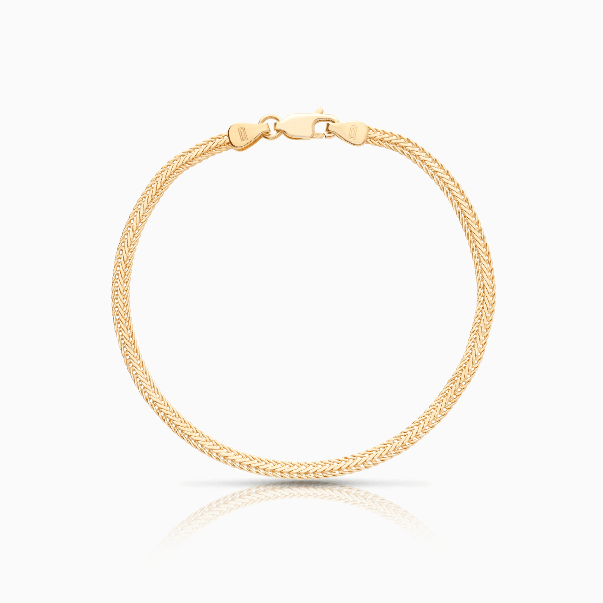 Fox tail bracelet 4.04g 18K gold