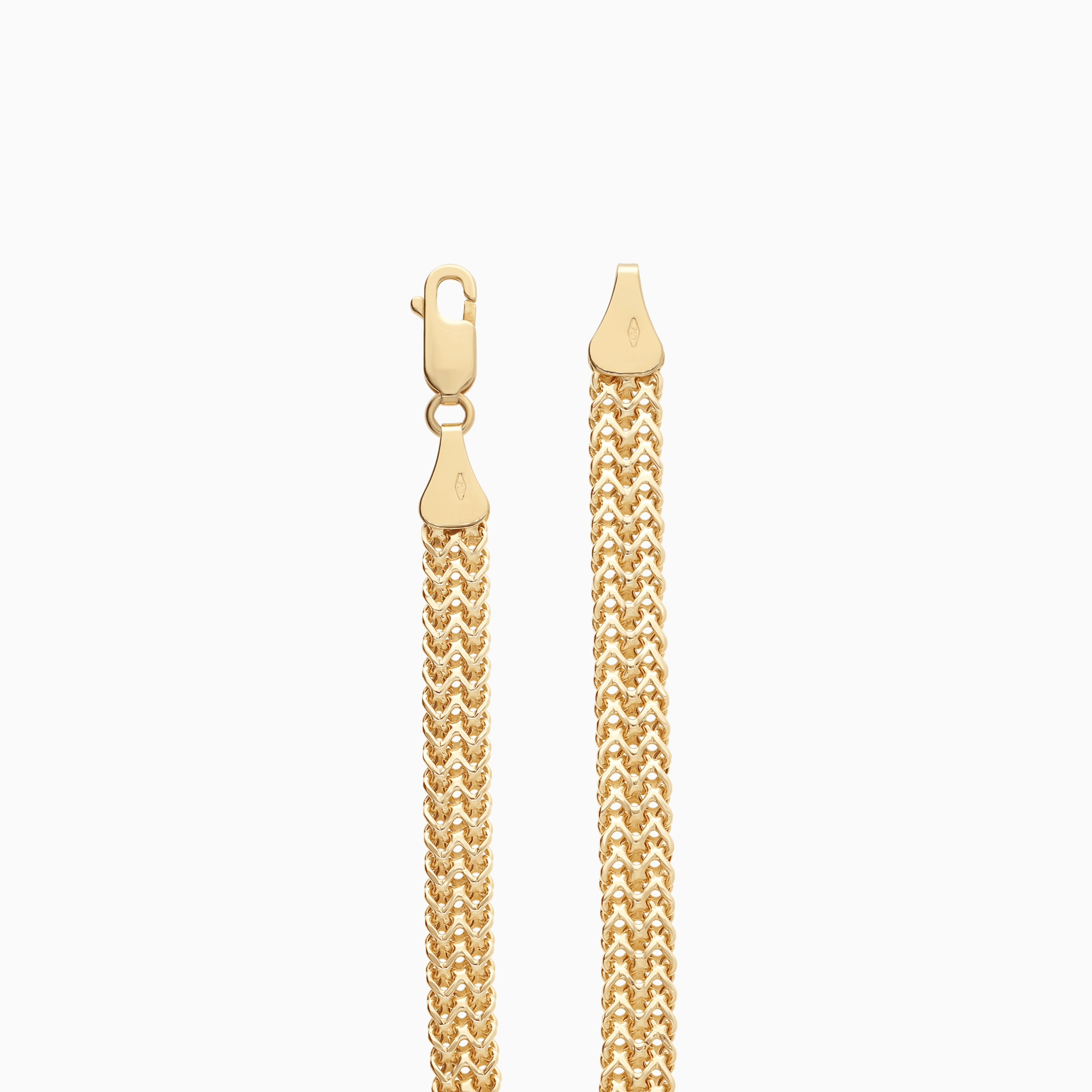 Fishbone bracelet 5.79g 18K gold