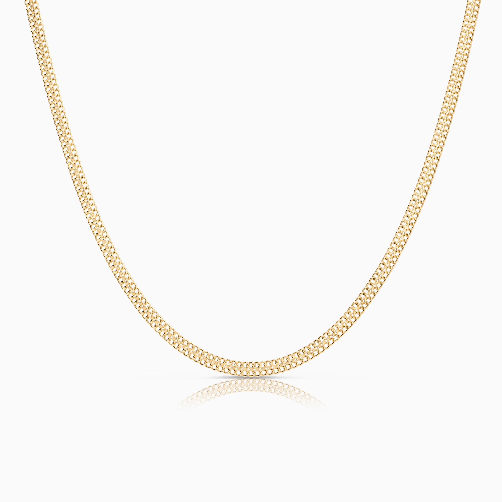 Herringbone necklace 9.52g 18K gold