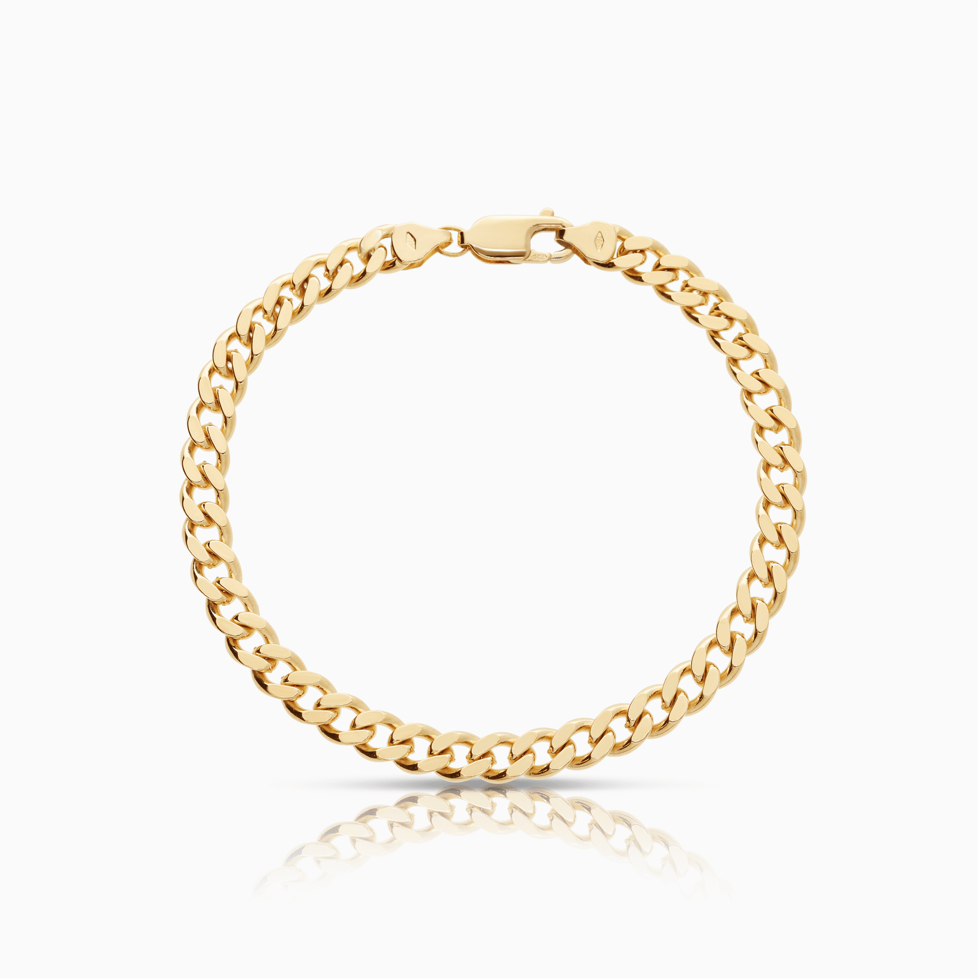 Curb bracelet 19.05g 18K gold