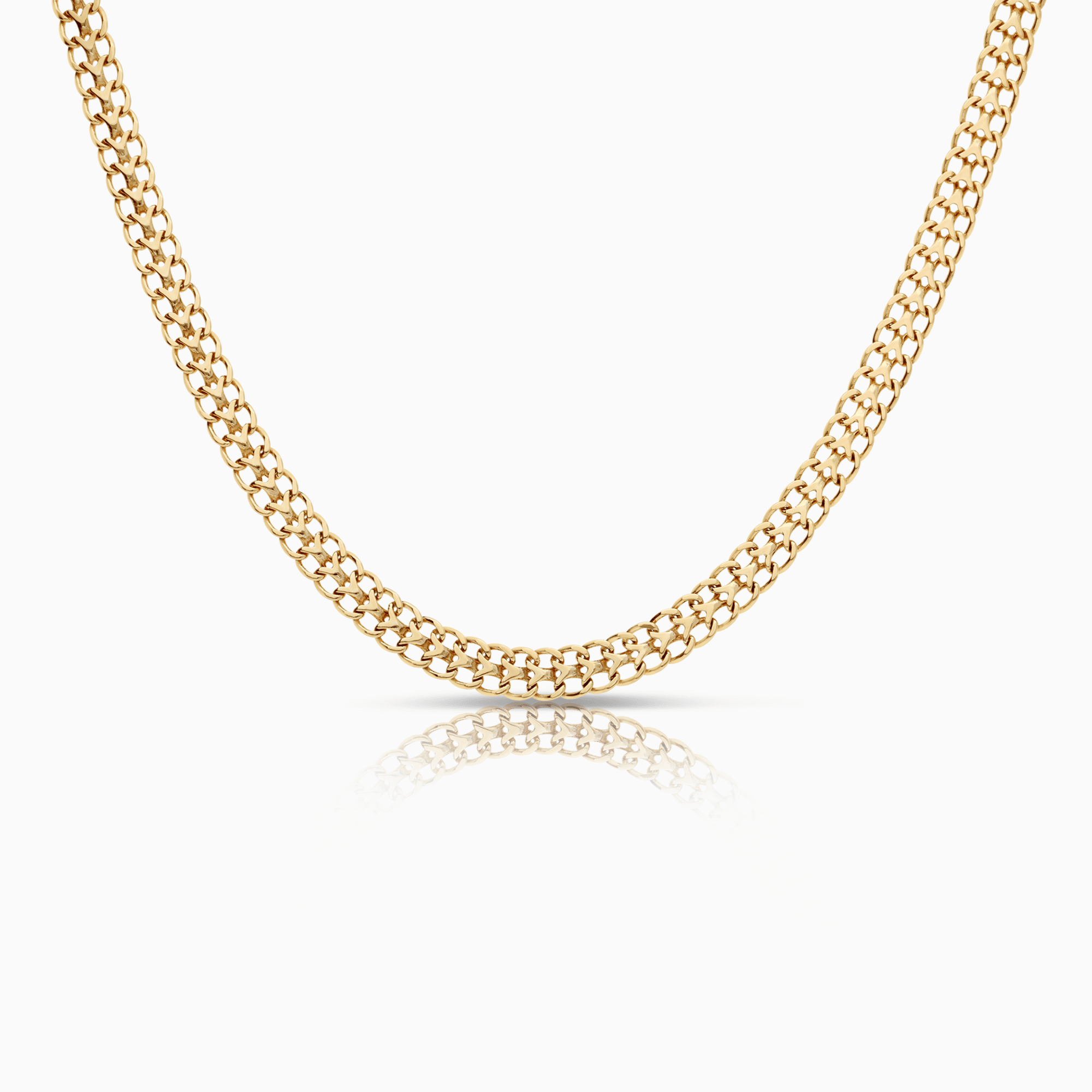 Fiskben halsband 22,40g 18K guld