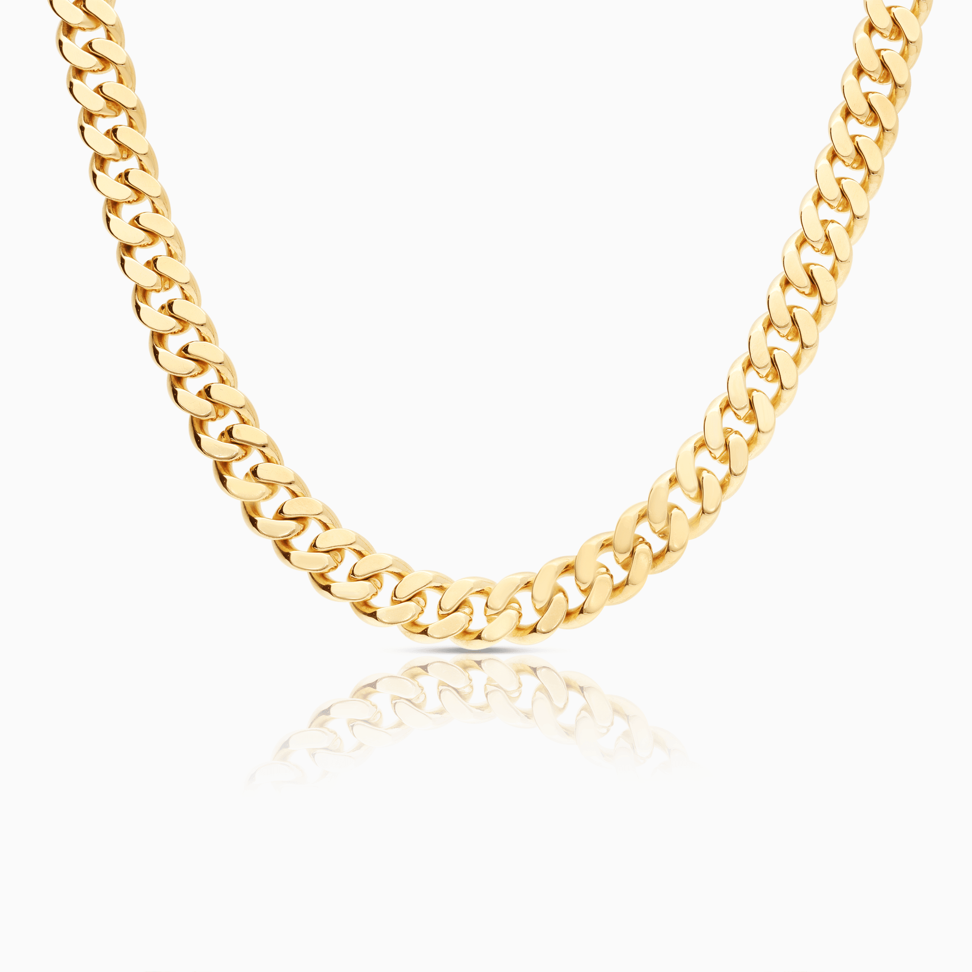 Curb chain 200.35g 18K gold