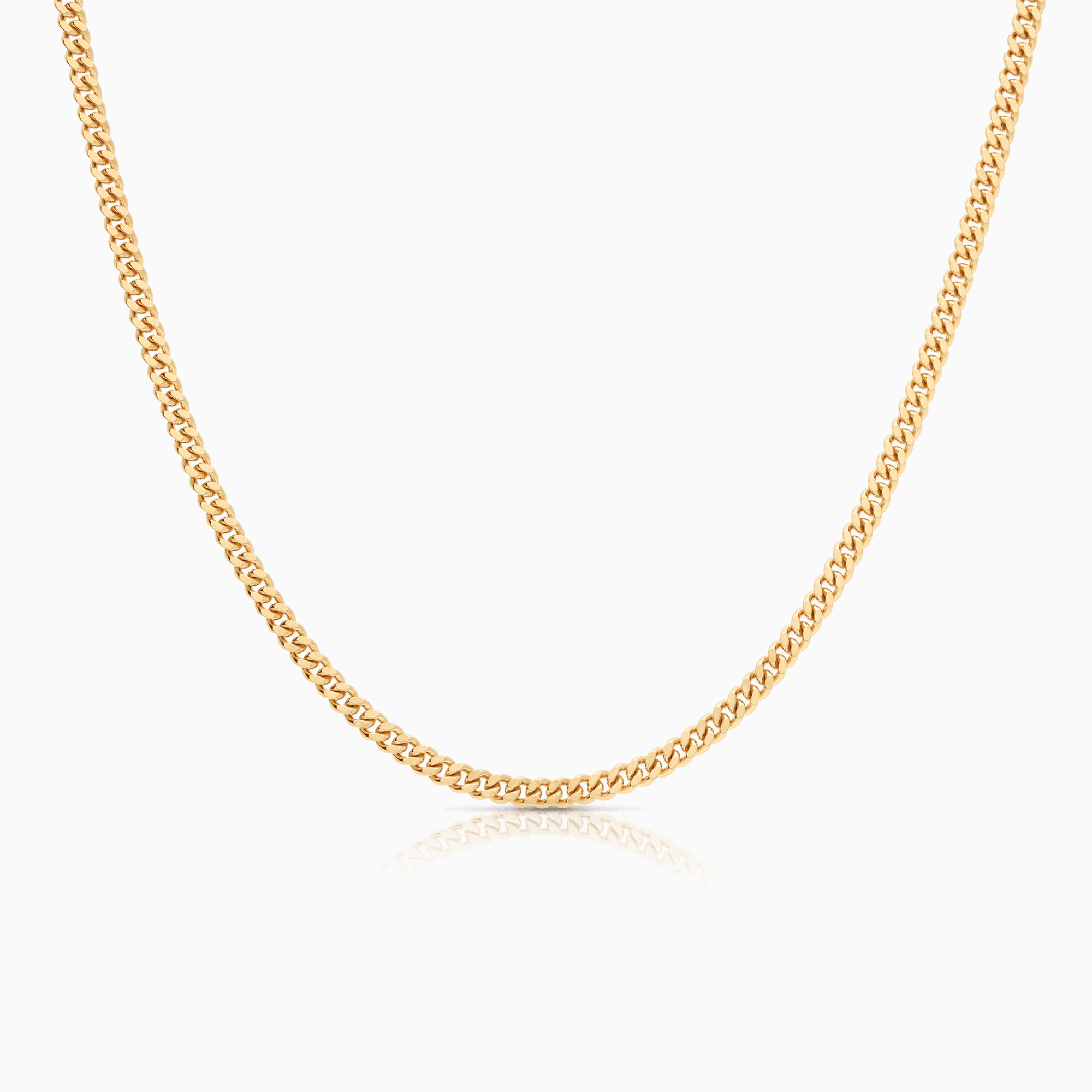 Curb chain 24.56g 18K gold