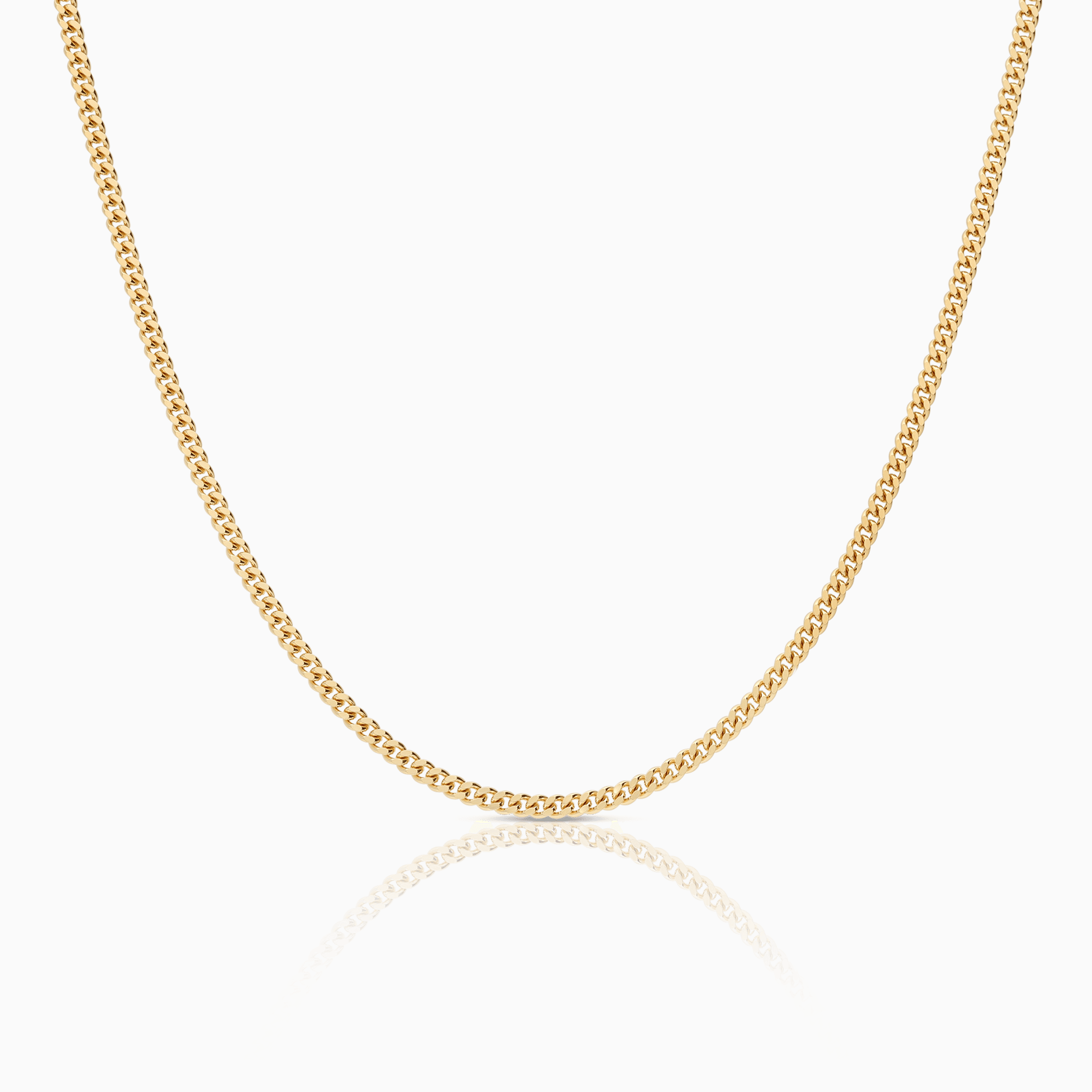Curb necklace 11.08g 18K gold