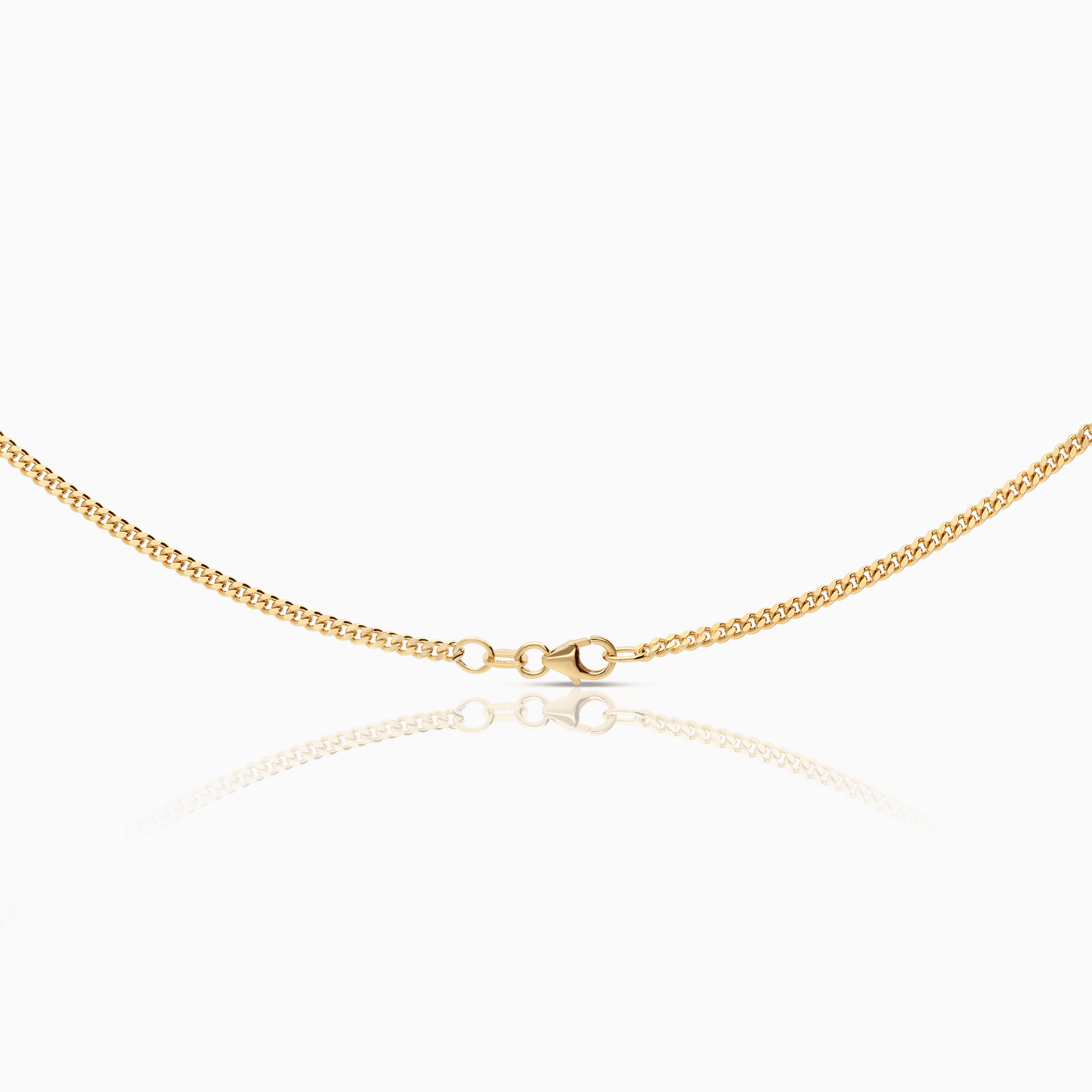 Curb necklace 11.08g 18K gold